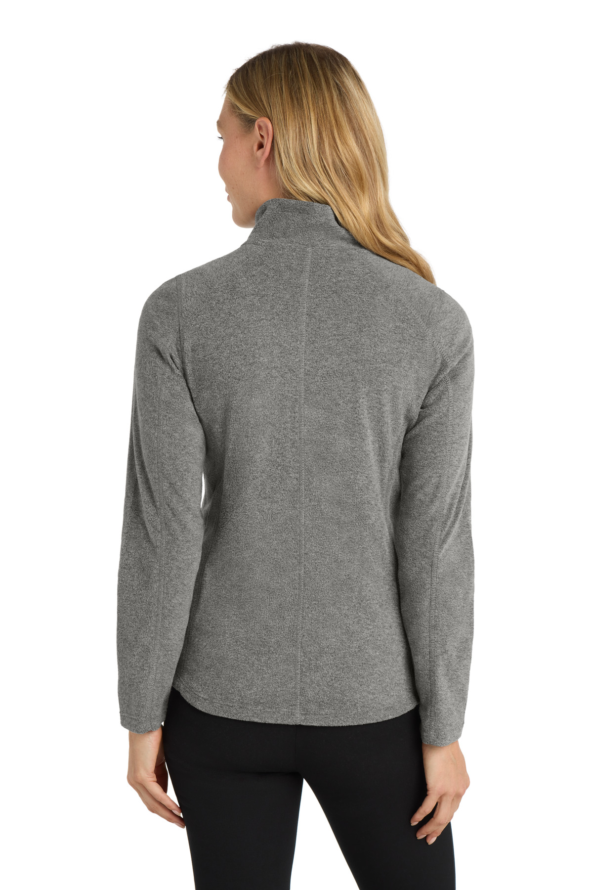 Port Authority Women's Heather Microfleece Full-Zip Jacket. L235