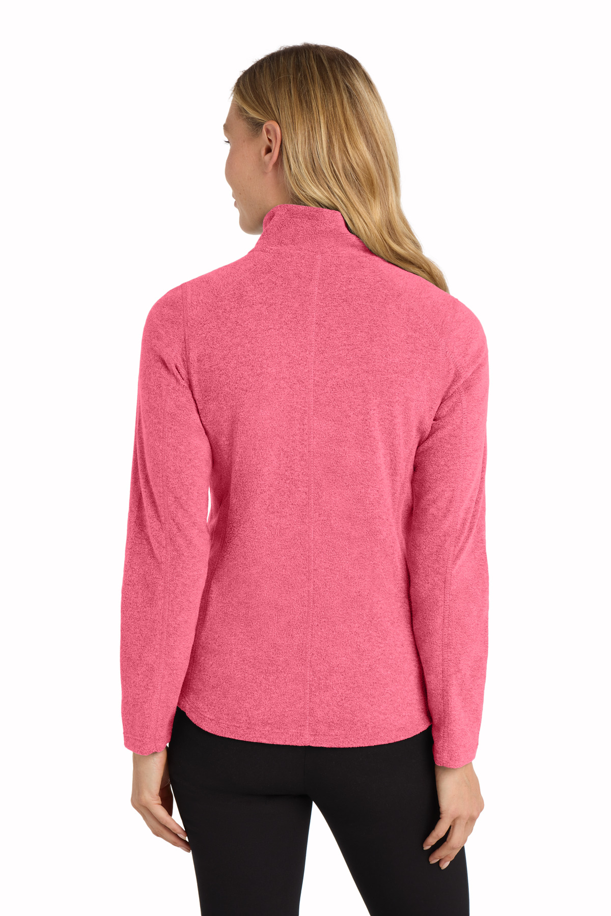 Port Authority Women's Heather Microfleece Full-Zip Jacket. L235