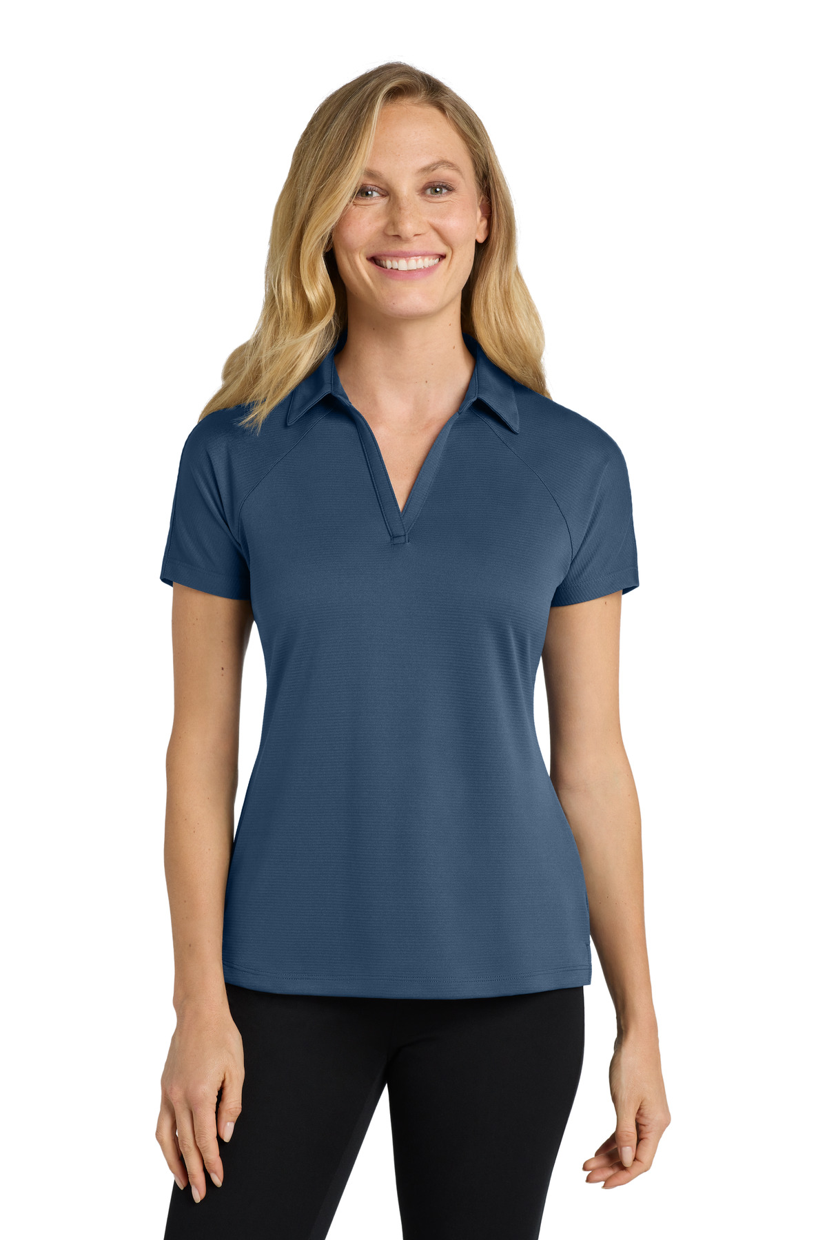 DISCONTINUED Port Authority Women's Crossover Raglan Polo. L575