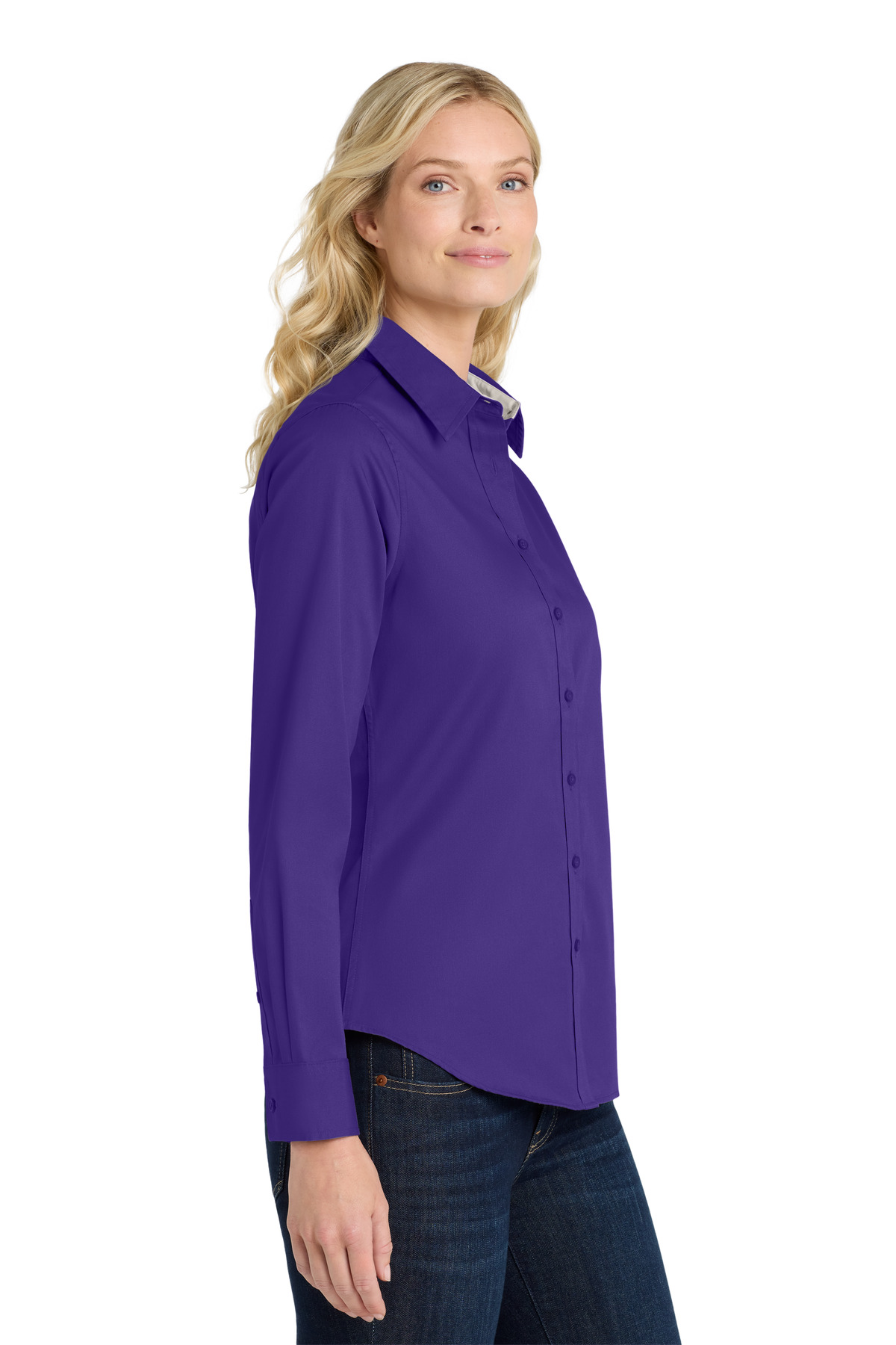 Port Authority Women's Long Sleeve Easy Care Shirt. L608
