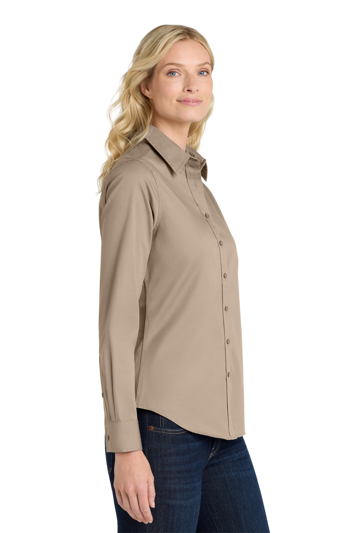 Port Authority Women's Long Sleeve Easy Care Shirt view 8