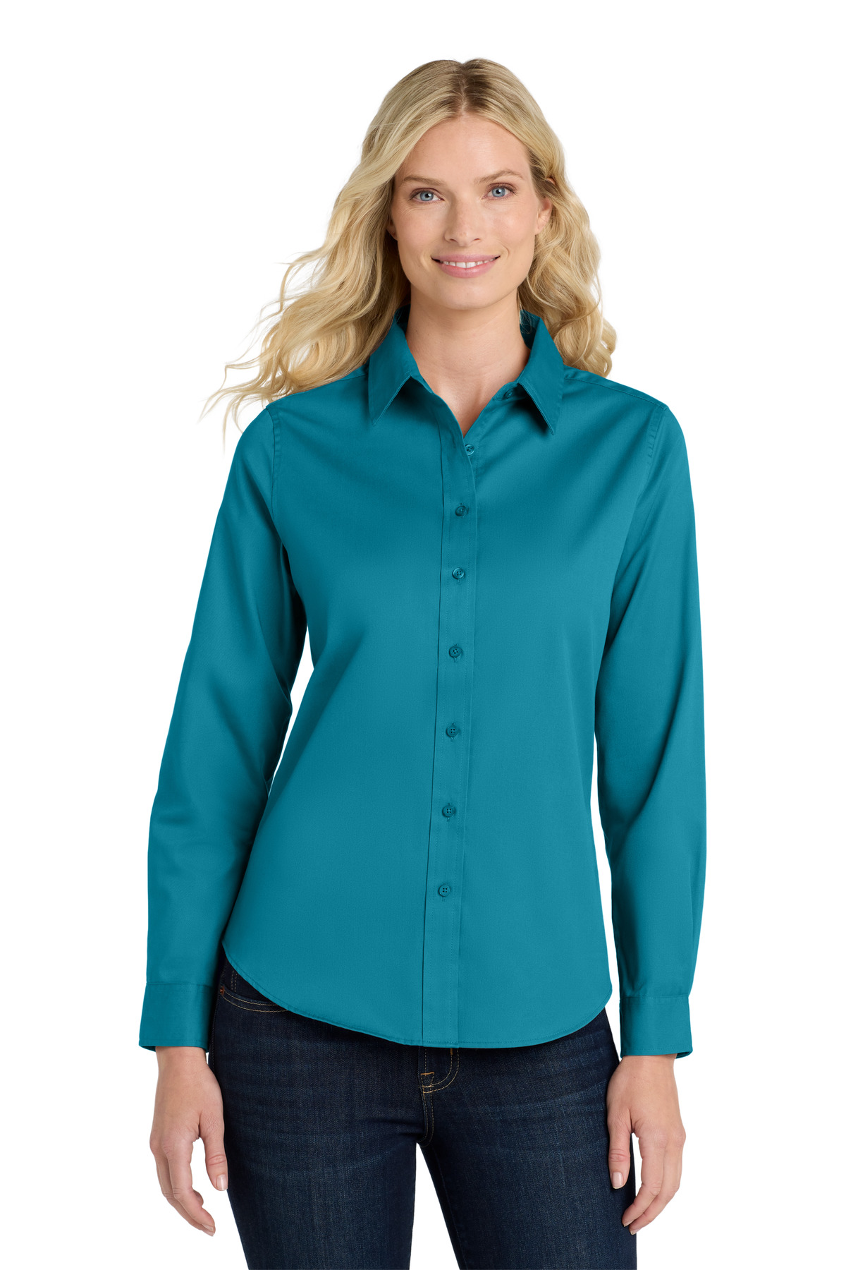 Port Authority L608 swatch in Teal Green