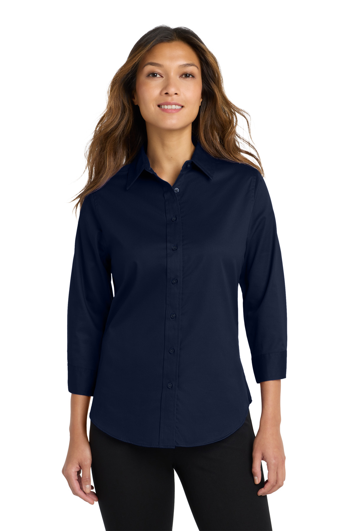 Port Authority Women's 3/4-Sleeve Easy Care Shirt. L612