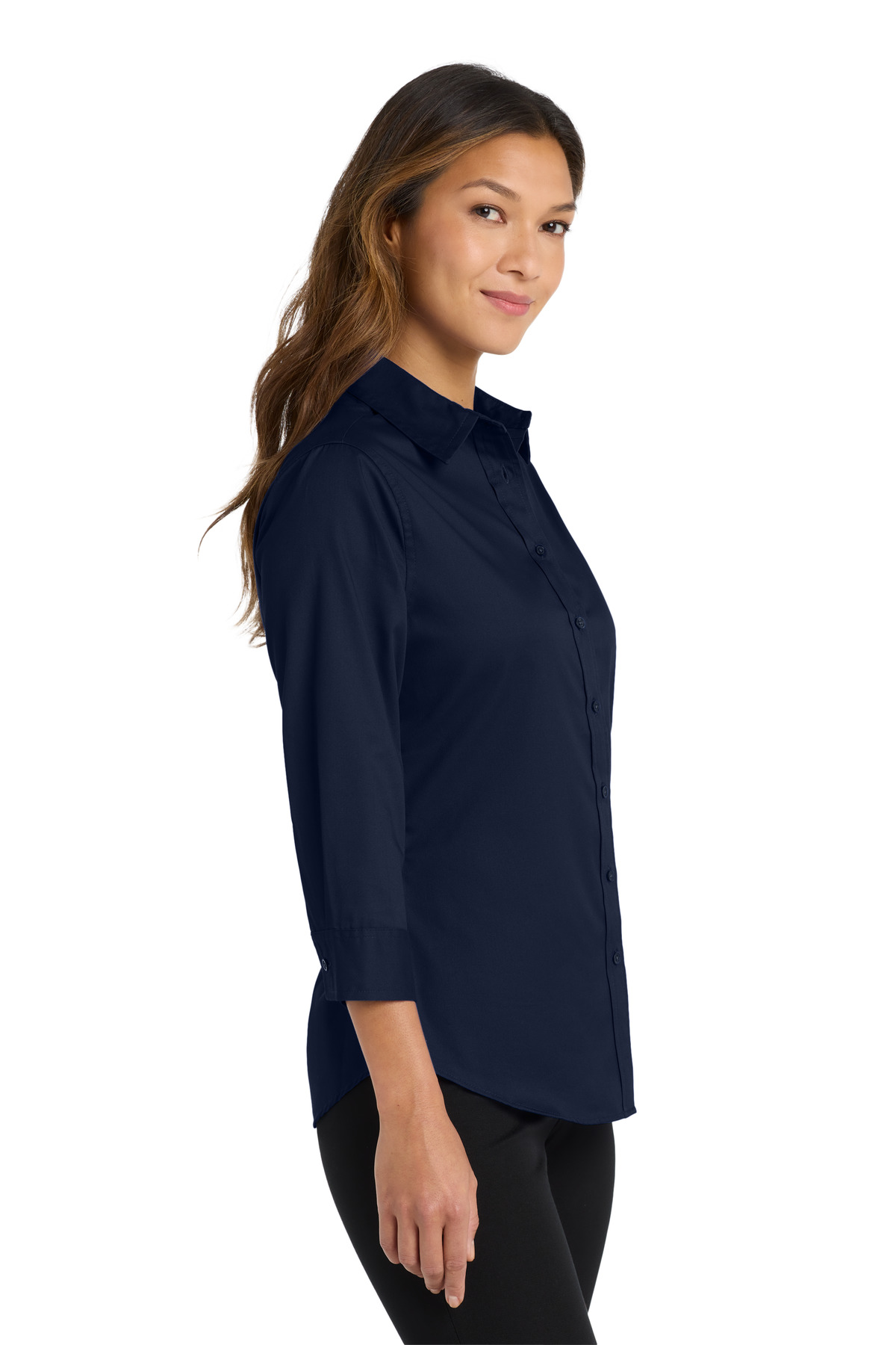 Port Authority Women's 3/4-Sleeve Easy Care Shirt. L612
