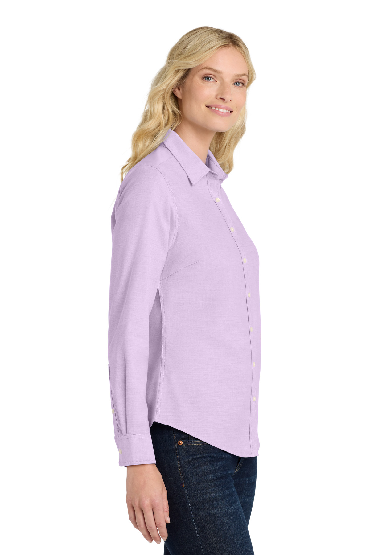 Port Authority Women's SuperPro Oxford Shirt. L658