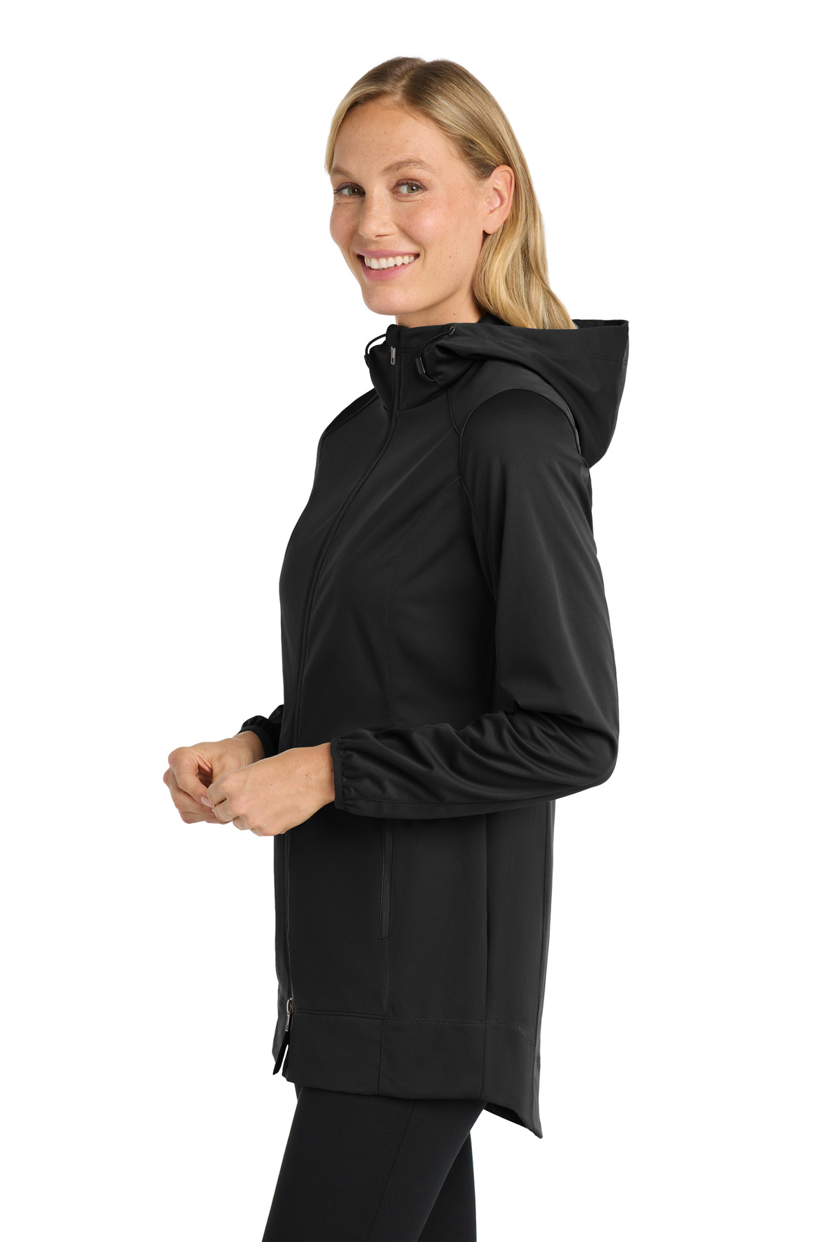 Port Authority Women's Active Hooded Soft Shell Jacket. L719