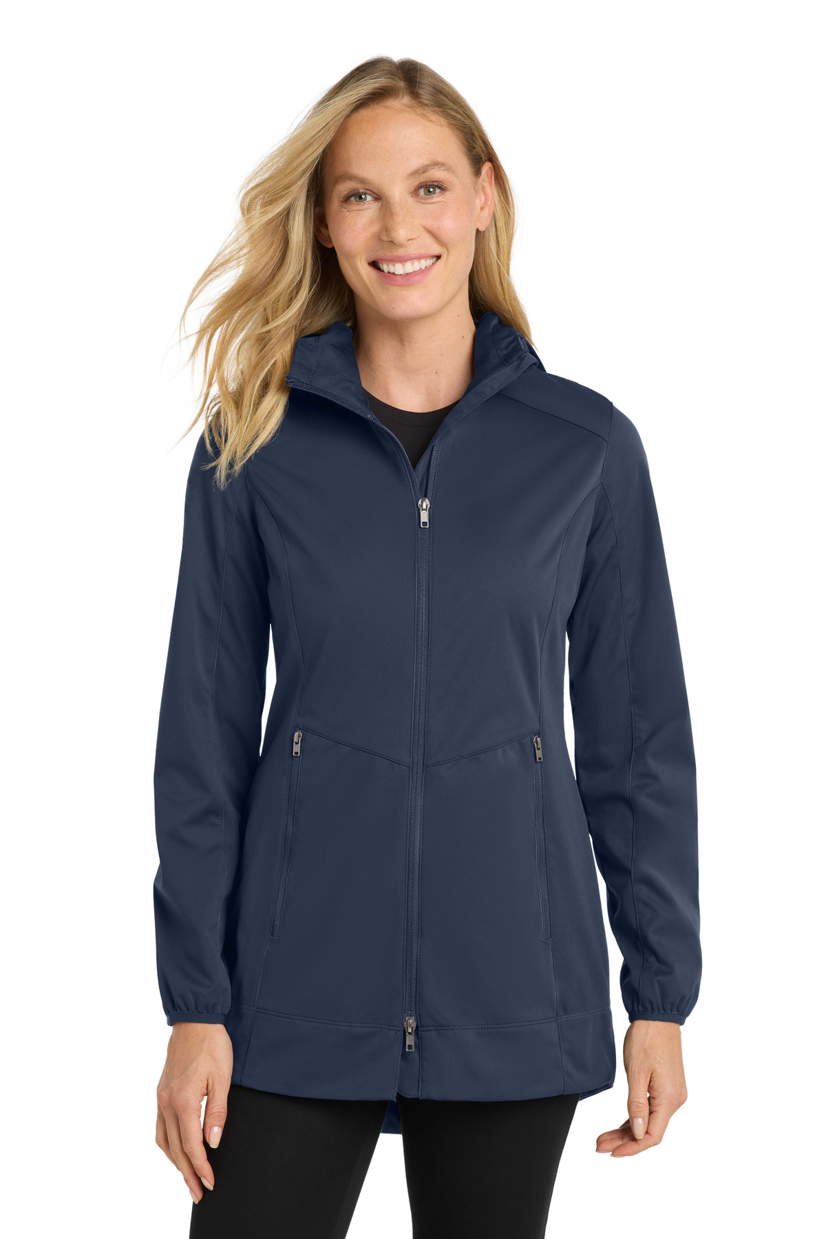 Port Authority ® Women's Active Hooded Soft Shell Jacket. L719 - Image 3