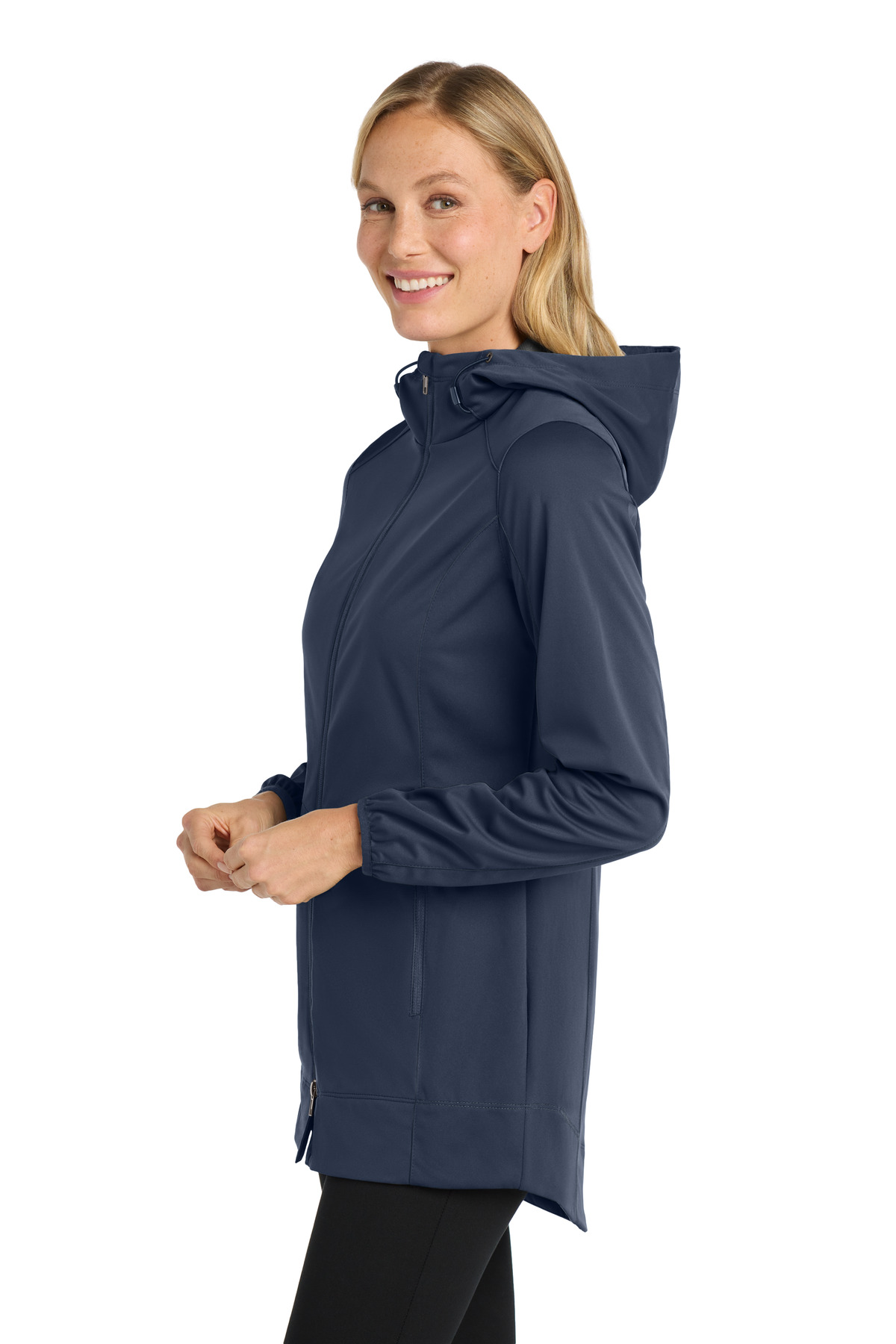Port Authority Women's Active Hooded Soft Shell Jacket. L719