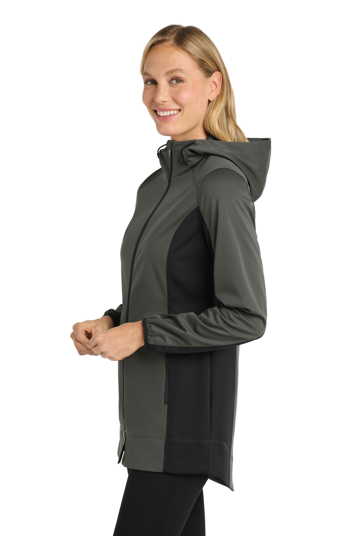 Port Authority Women's Active Hooded Soft Shell Jacket. L719