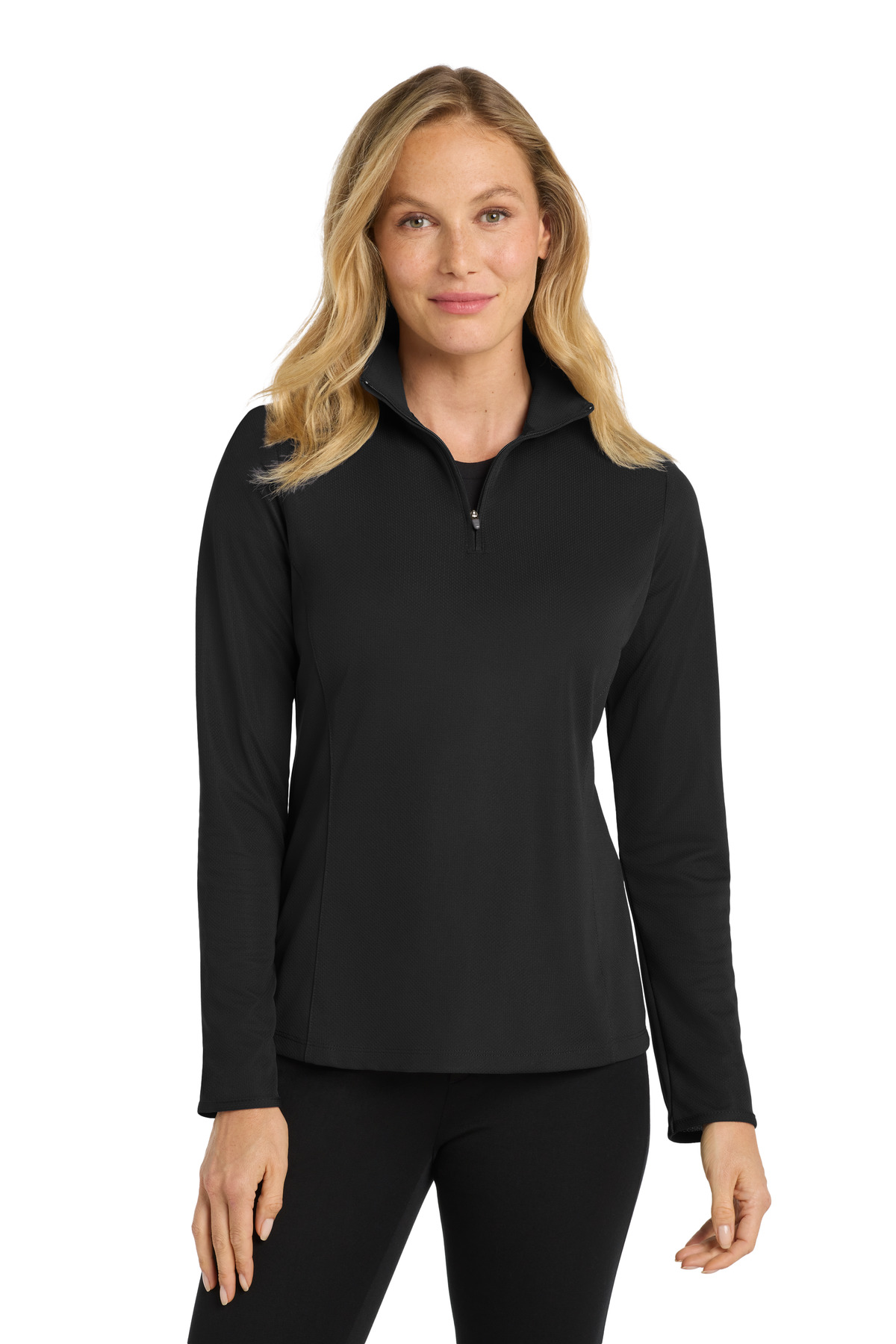 Port Authority ® Women's Pinpoint Mesh 1/2-Zip . L806 - Image 2