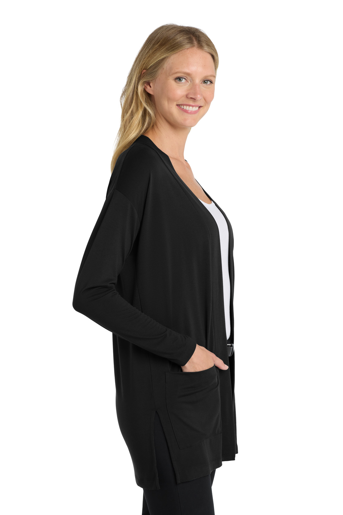 Port Authority Women's Concept Long Pocket Cardigan . LK5434