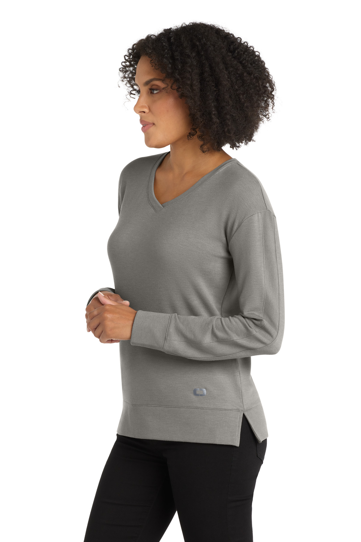 OGIO Women's Luuma Flex Long Sleeve V-Neck LOG825