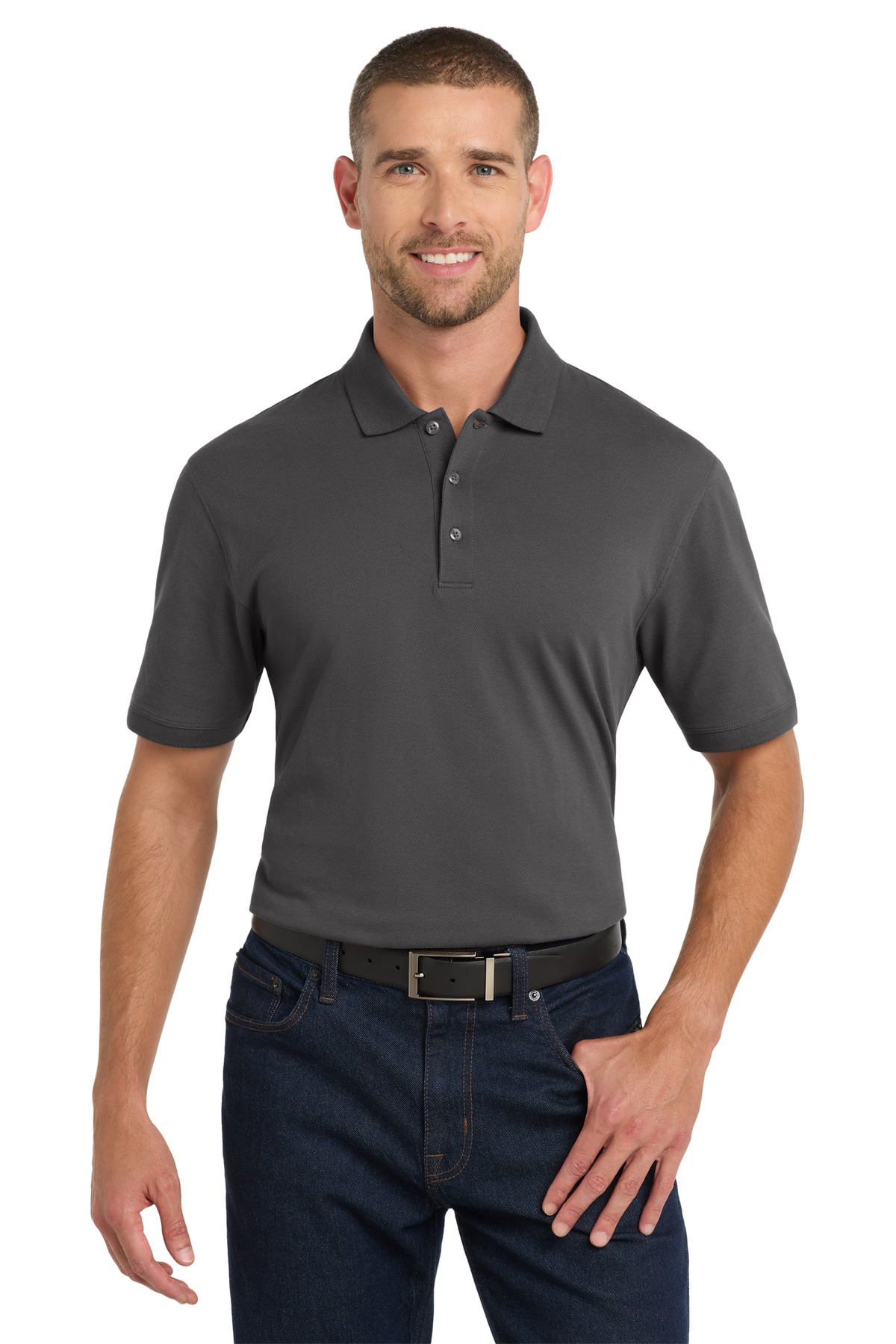 Port Authority ® Tall EZCotton ® Polo TK8000 - Image 3
