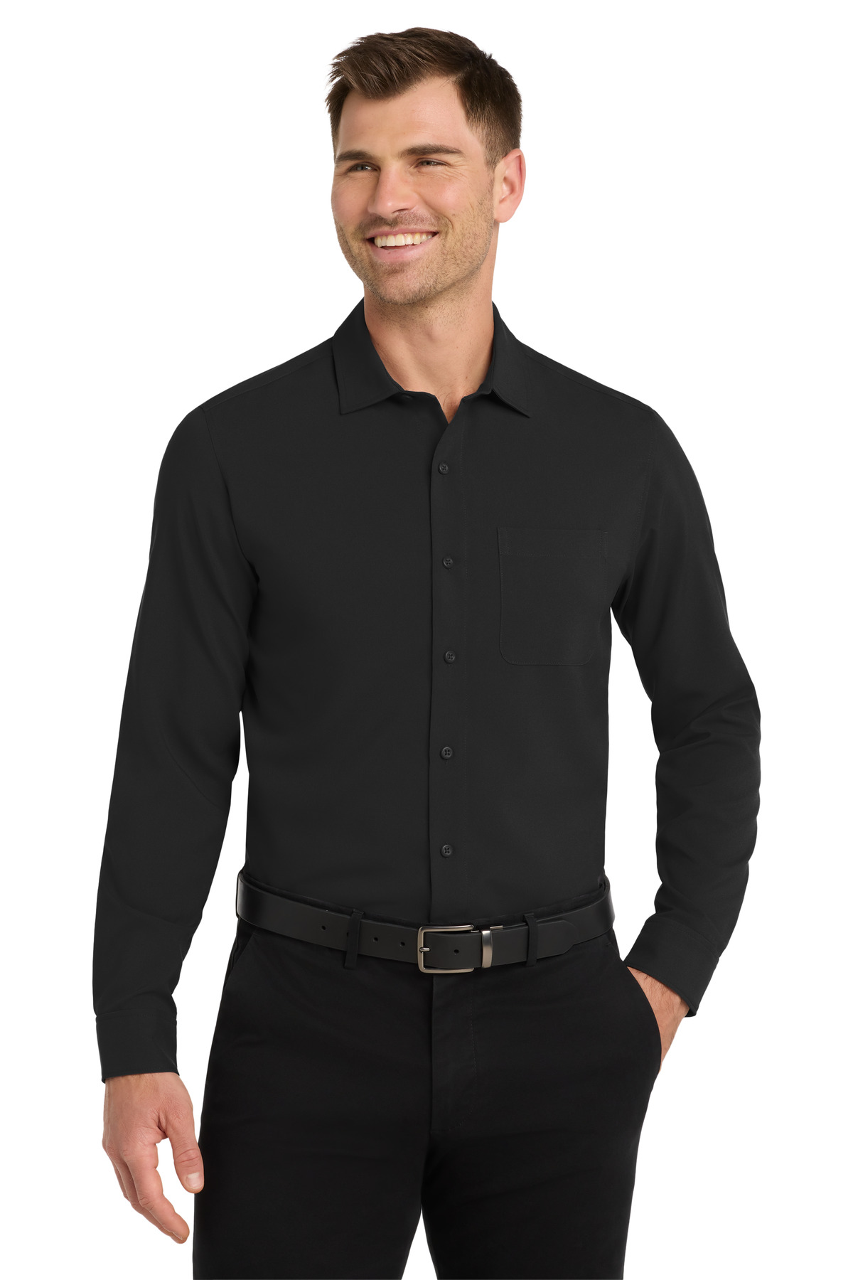 Port Authority Long Sleeve Performance Staff Shirt-Port Authority