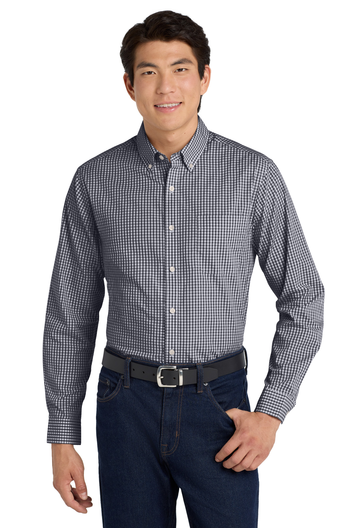 Port Authority Broadcloth Gingham Easy Care Shirt-Port Authority