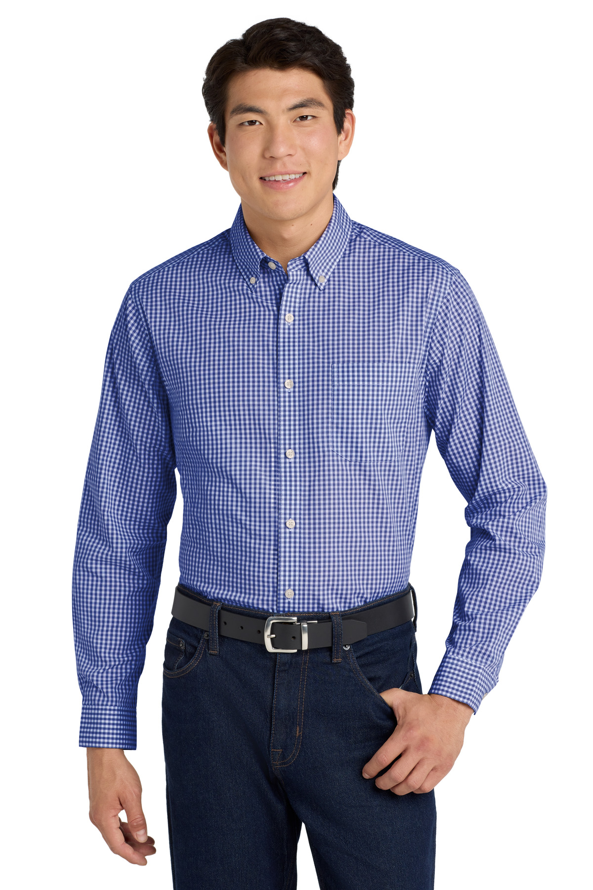 Port Authority Broadcloth Gingham Easy Care Shirt W644