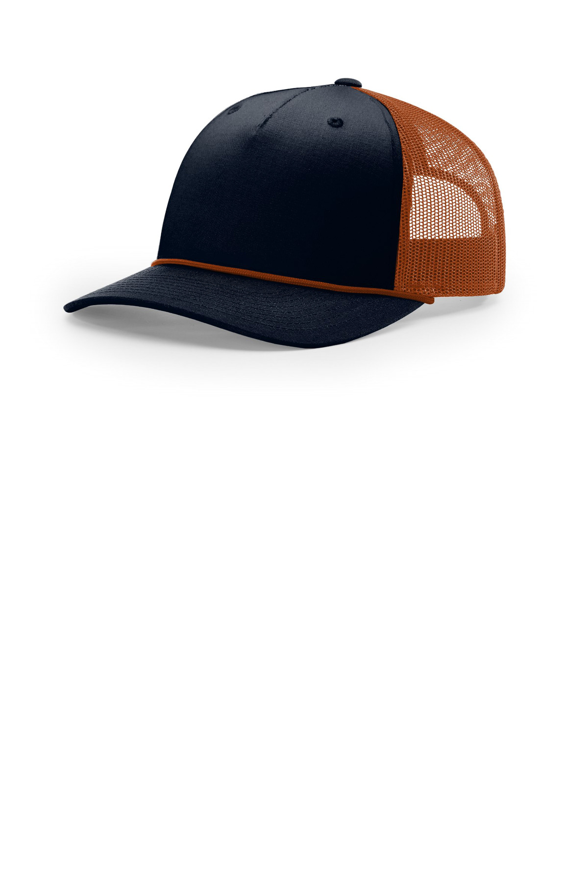 Five-Panel with Rope - Navy/ Dark Orange/ Dark Orange