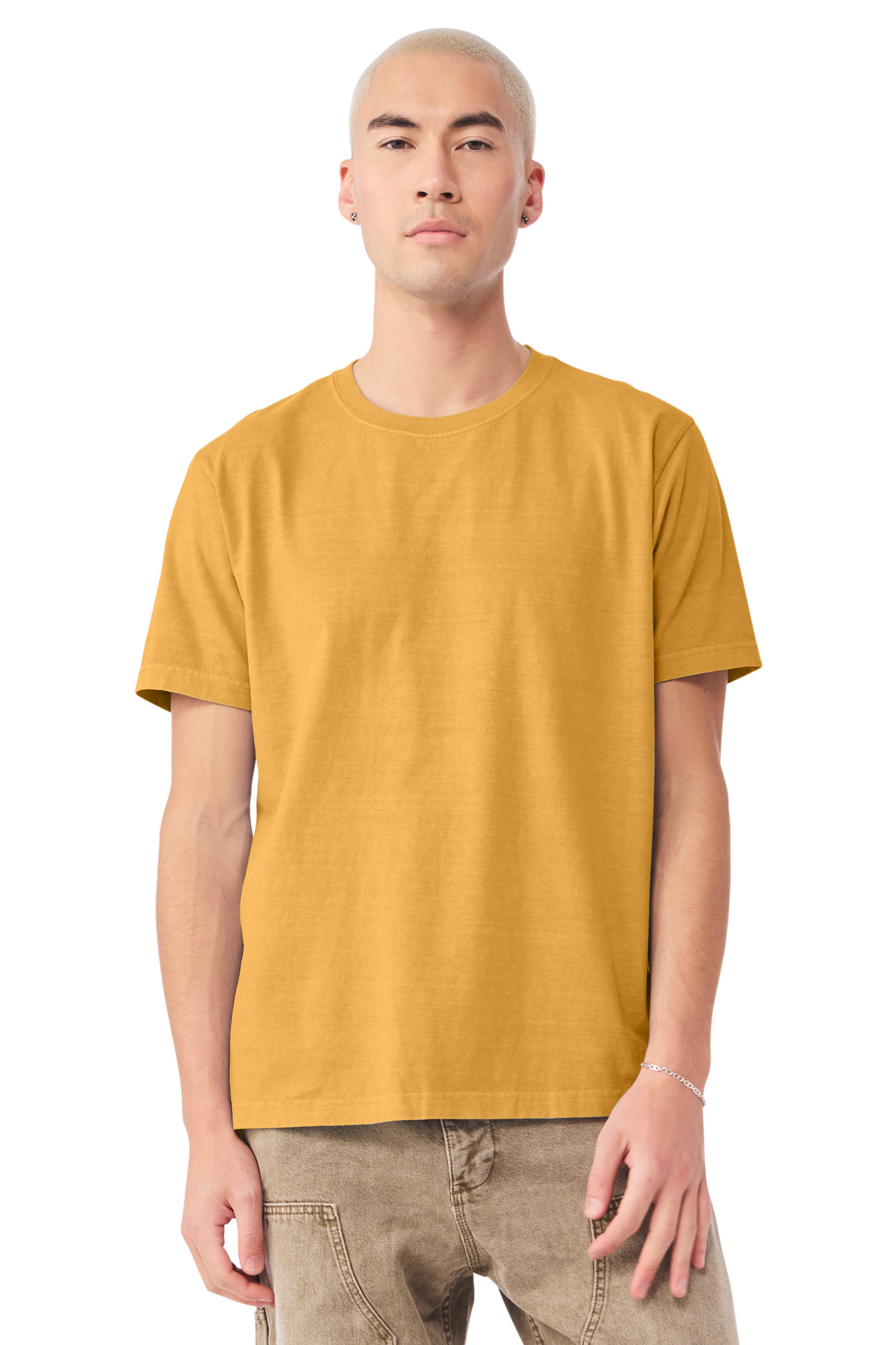BELLA+CANVAS ® Unisex Heavyweight Garment-Dyed Tee BC4810GD - Washed Mustard