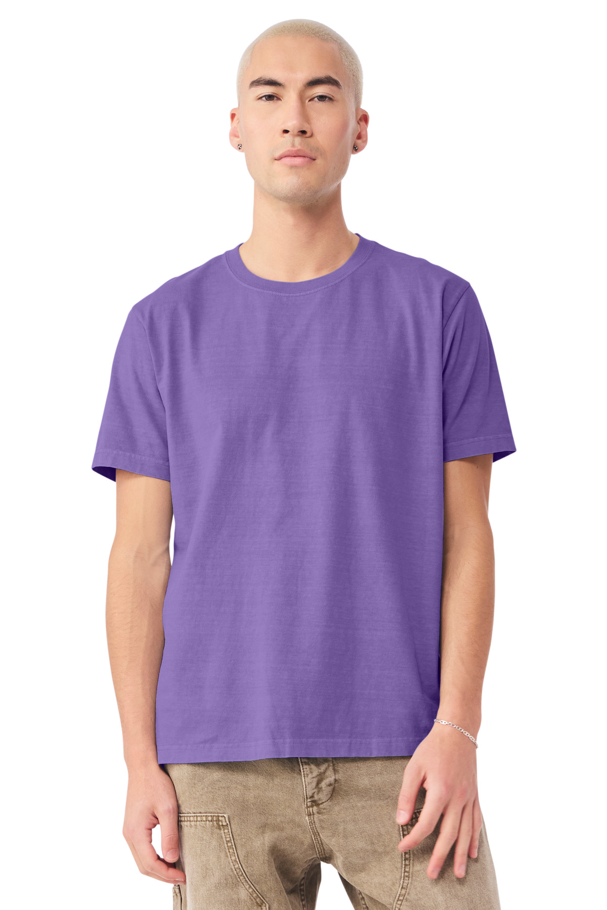 BELLA+CANVAS ® Unisex Heavyweight Garment-Dyed Tee BC4810GD - Washed Purple