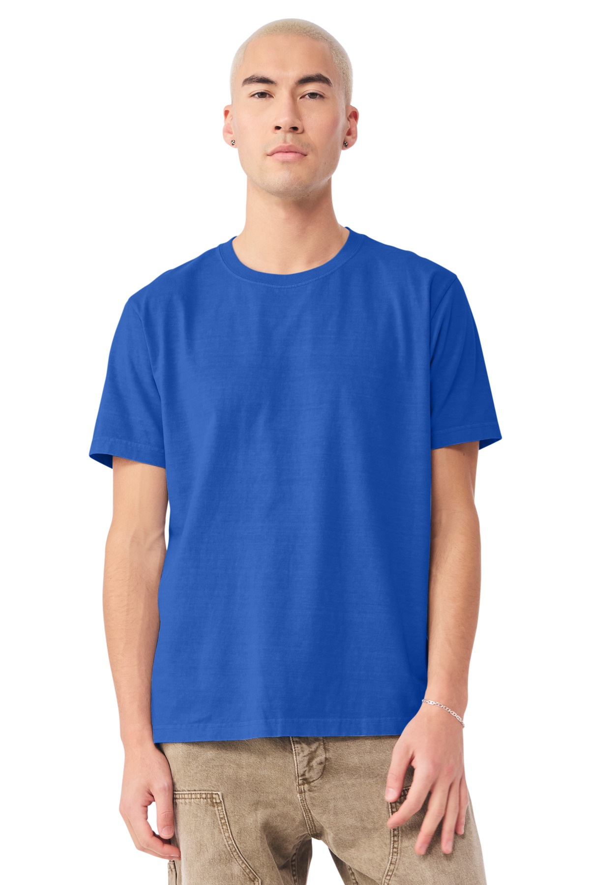 BELLA+CANVAS ® Unisex Heavyweight Garment-Dyed Tee BC4810GD - Washed Royal Blue