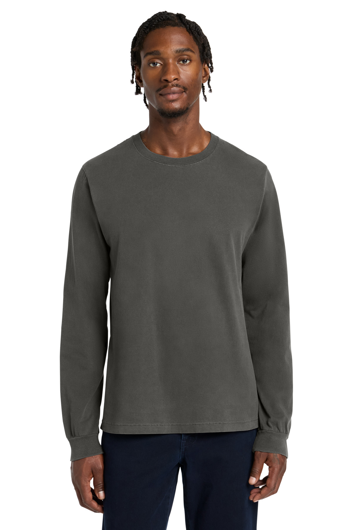 BELLA+CANVAS ® Unisex Heavyweight Garment-Dyed Long Sleeve Tee BC4851GD - Image 3