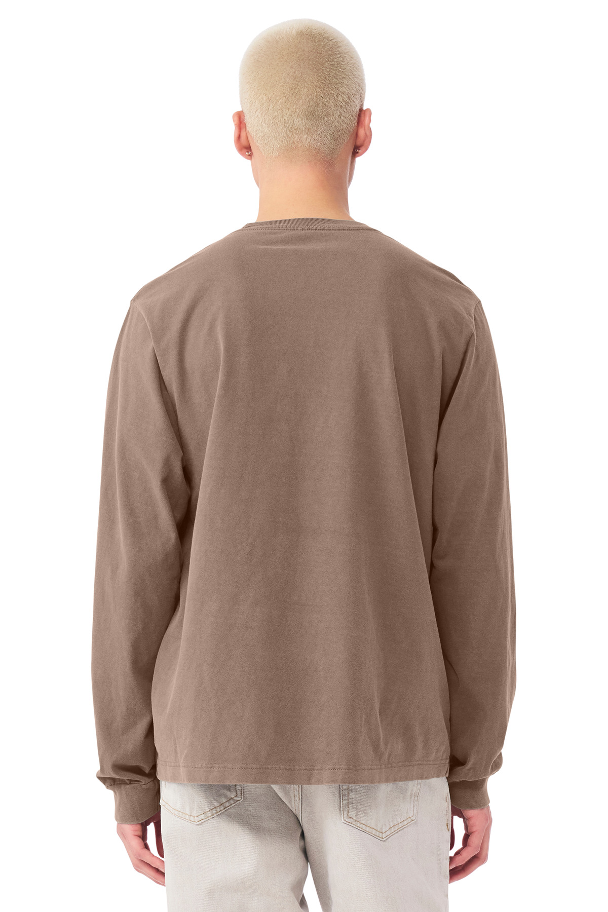 BELLA+CANVAS Unisex Heavyweight Garment-Dyed Long Sleeve Tee BC4851GD