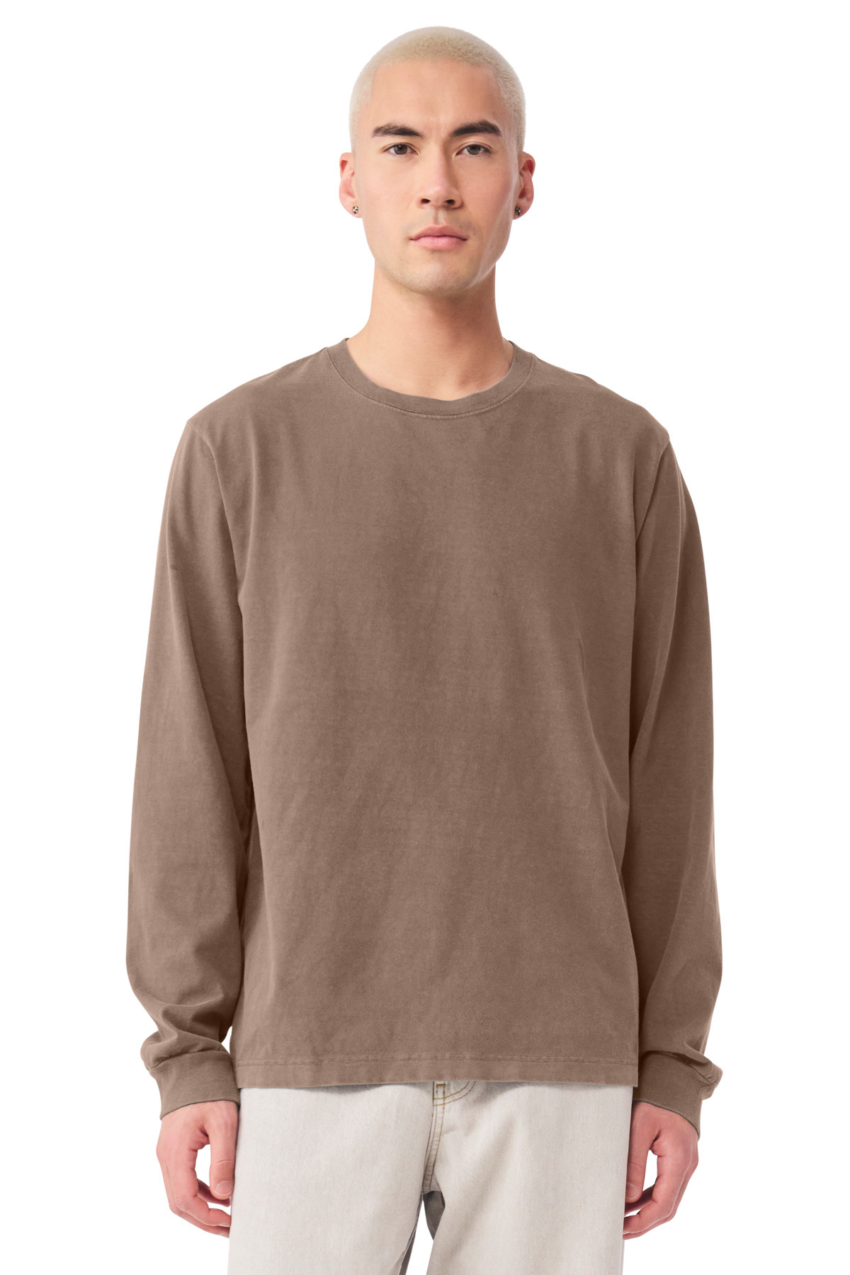 BELLA+CANVAS Unisex Heavyweight Garment-Dyed Long Sleeve Tee BC4851GD