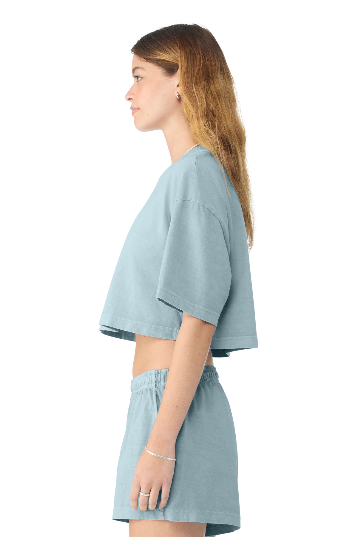 BELLA+CANVAS Women's Heavyweight Garment-Dyed Cropped Tee BC6882GD