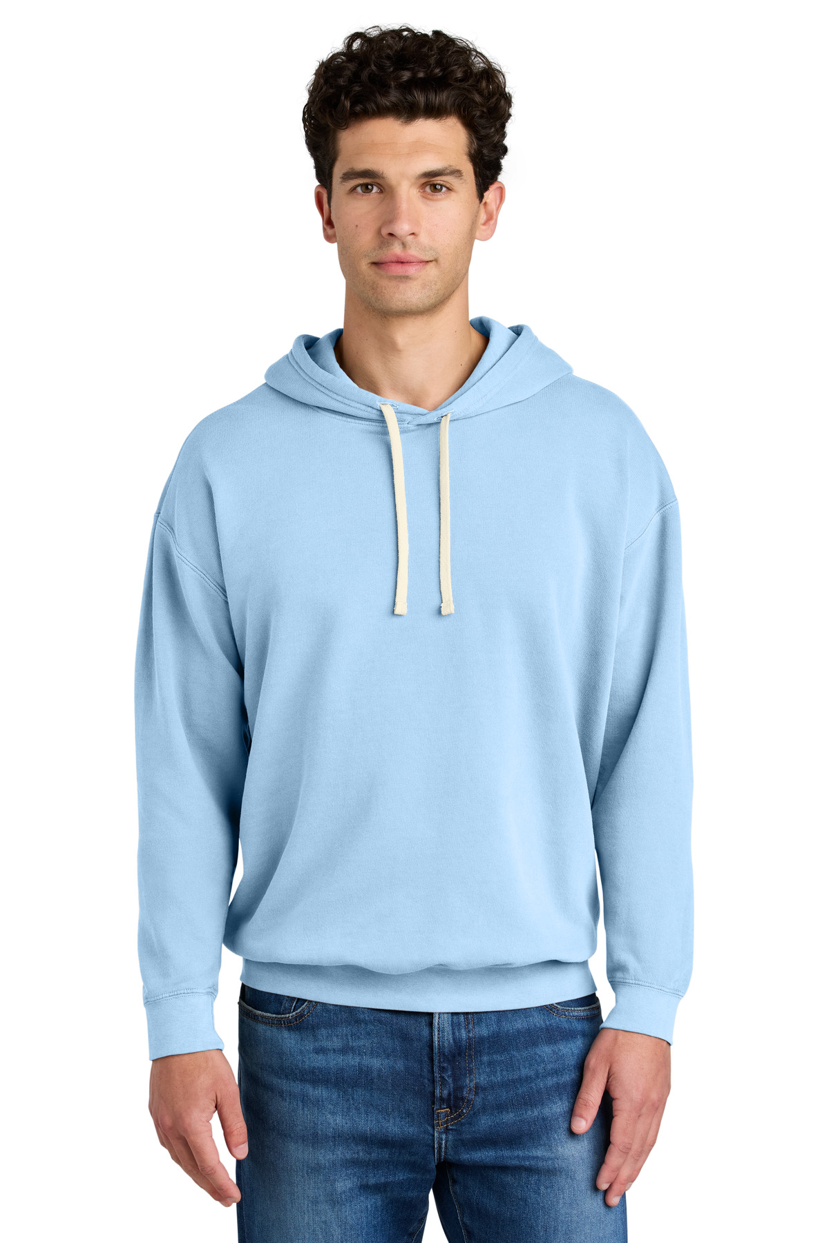 Comfort Colors Comfort Colors Lightweight Hooded Sweatshirt 1467 in Hydrangea