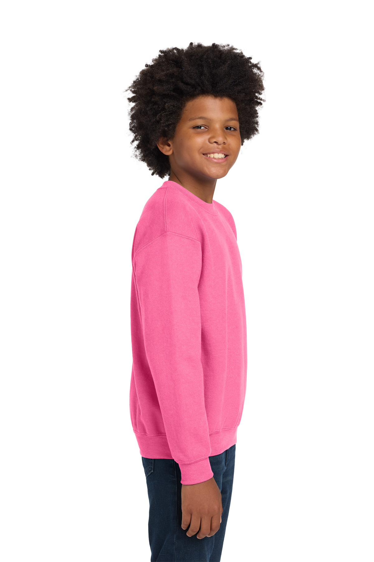 Gildan Youth Heavy Blend Crewneck Sweatshirt. 18000B