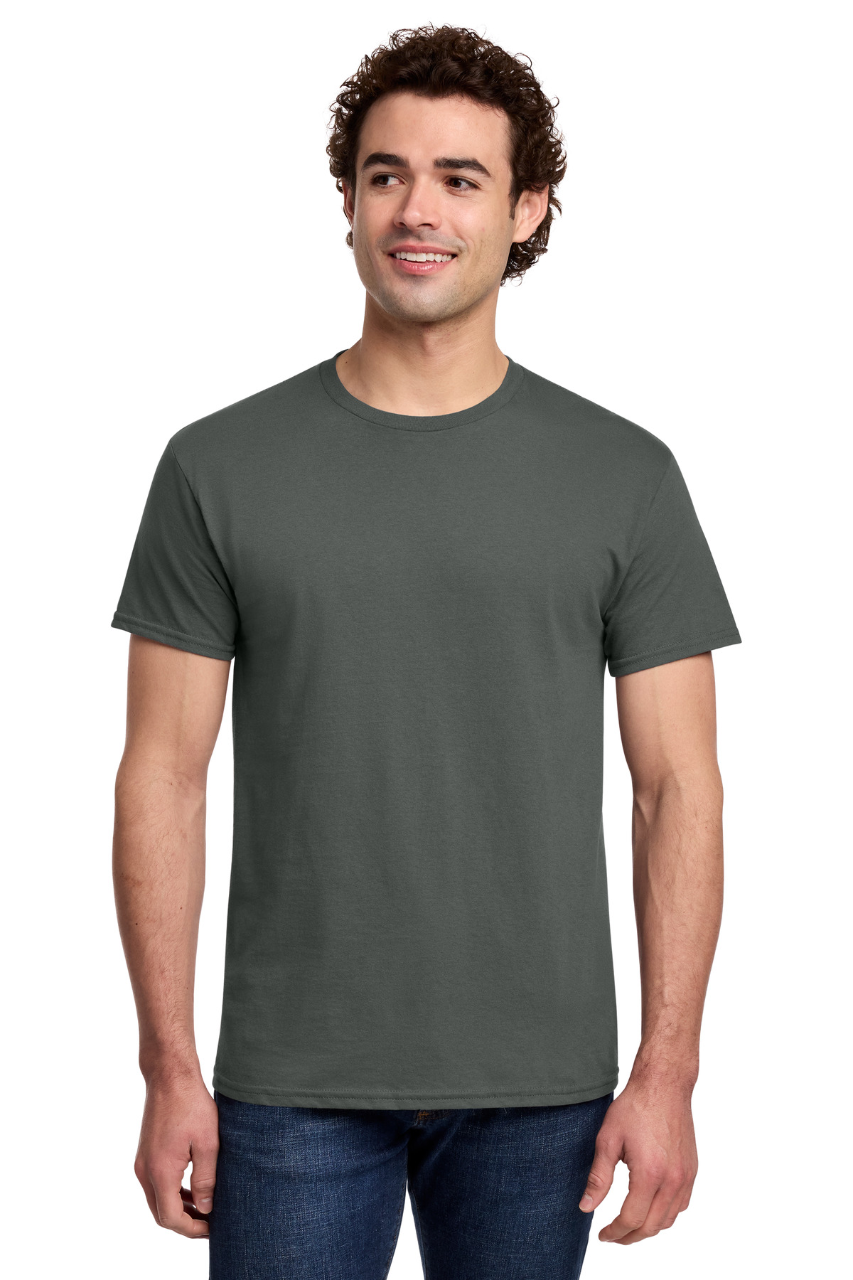 Gildan ® Light Cotton Tee 3000 - Charcoal
