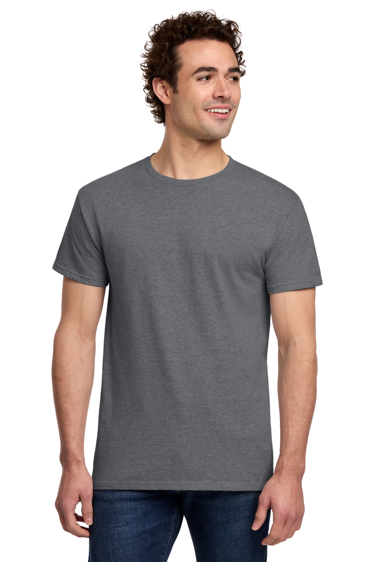 Gildan ® Light Cotton Tee 3000 - Graphite Heather
