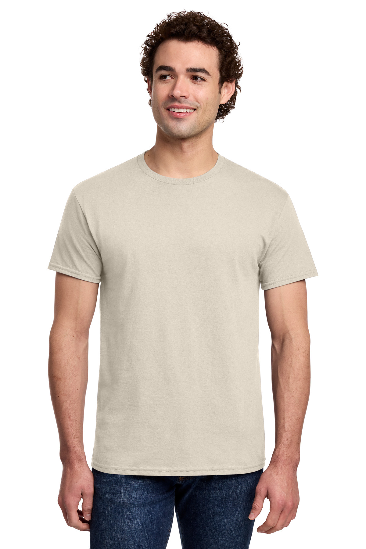 Gildan ® Light Cotton Tee 3000 - Sand