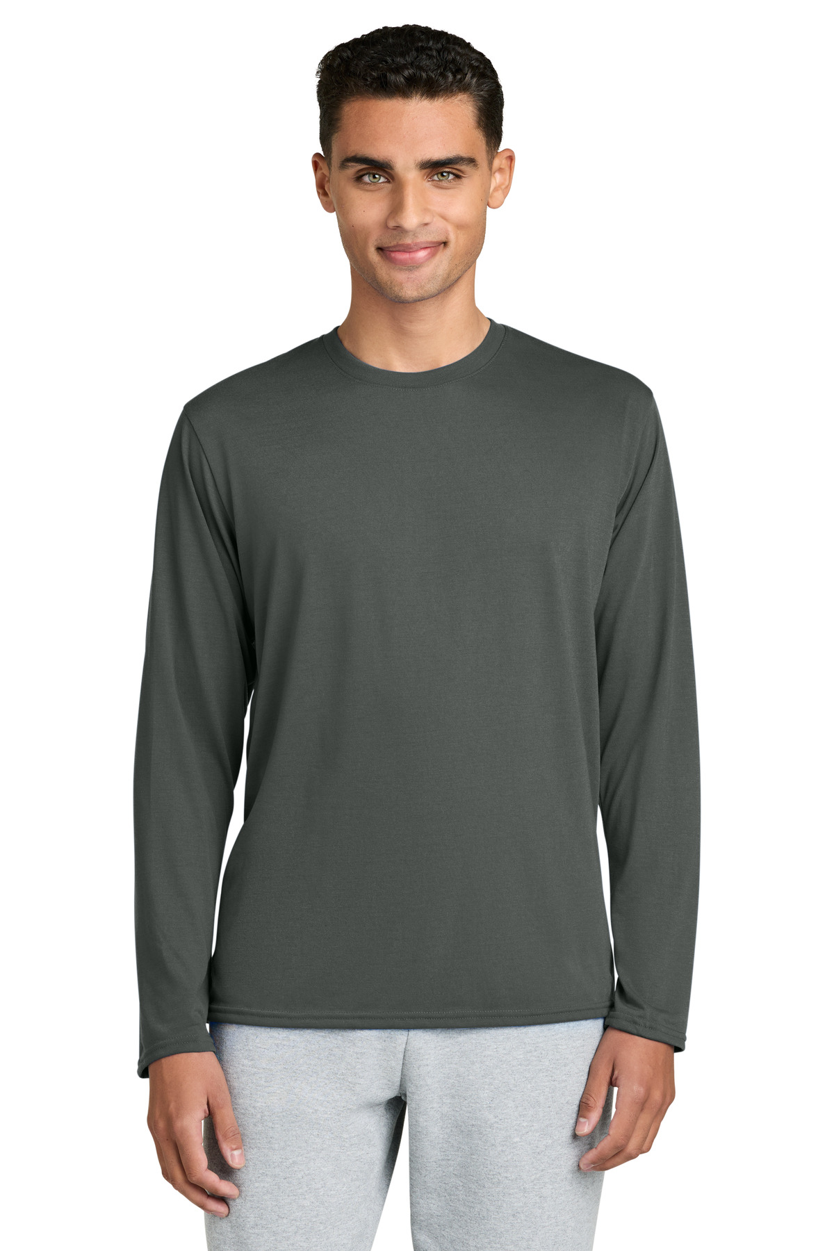 Gildan Gildan Performance Long Sleeve T-Shirt. 42400 in Charcoal