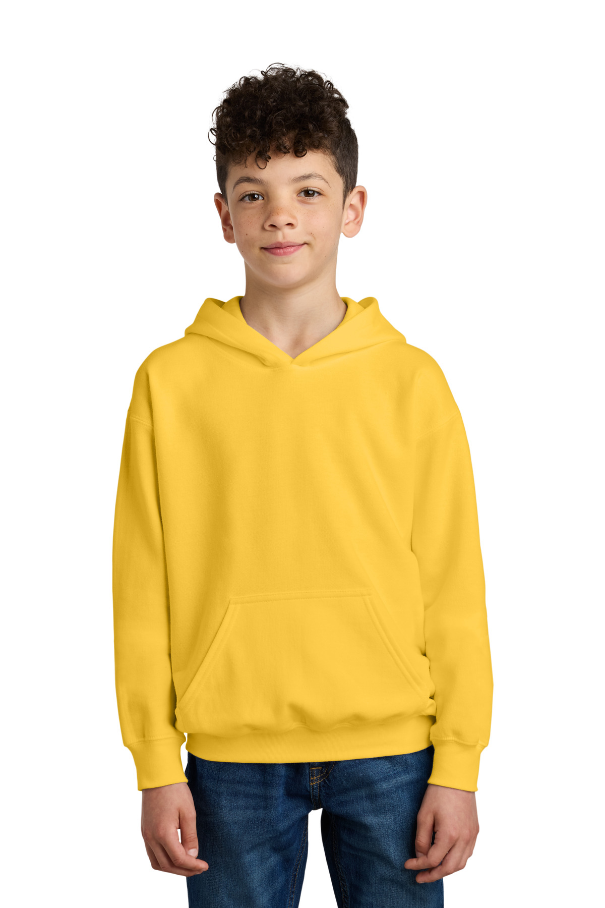 Gildan ®  Youth Softstyle ®  Midweight Fleece Hoodie SF500B - Front Model