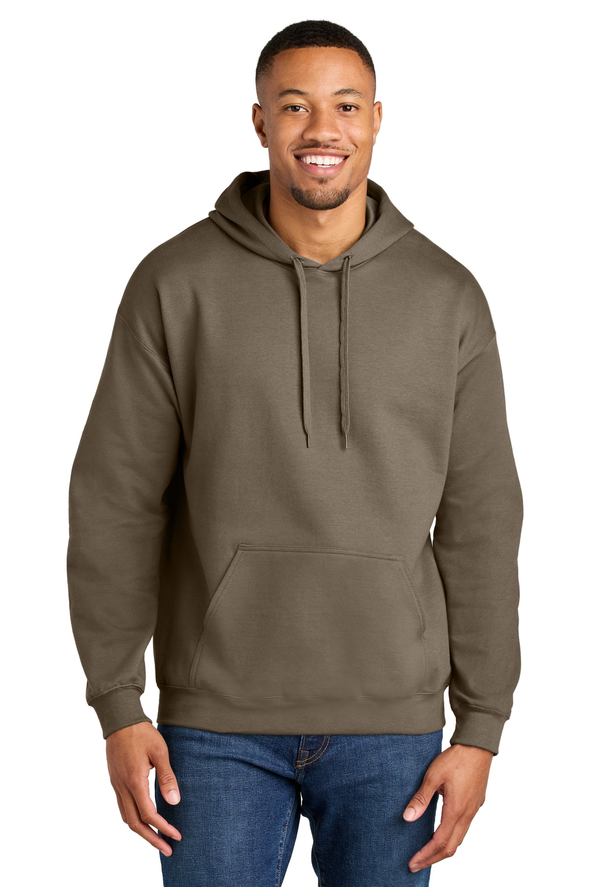 Gildan ®  Softstyle ®  Midweight Pullover Hooded Sweatshirt SF500 - Front Model