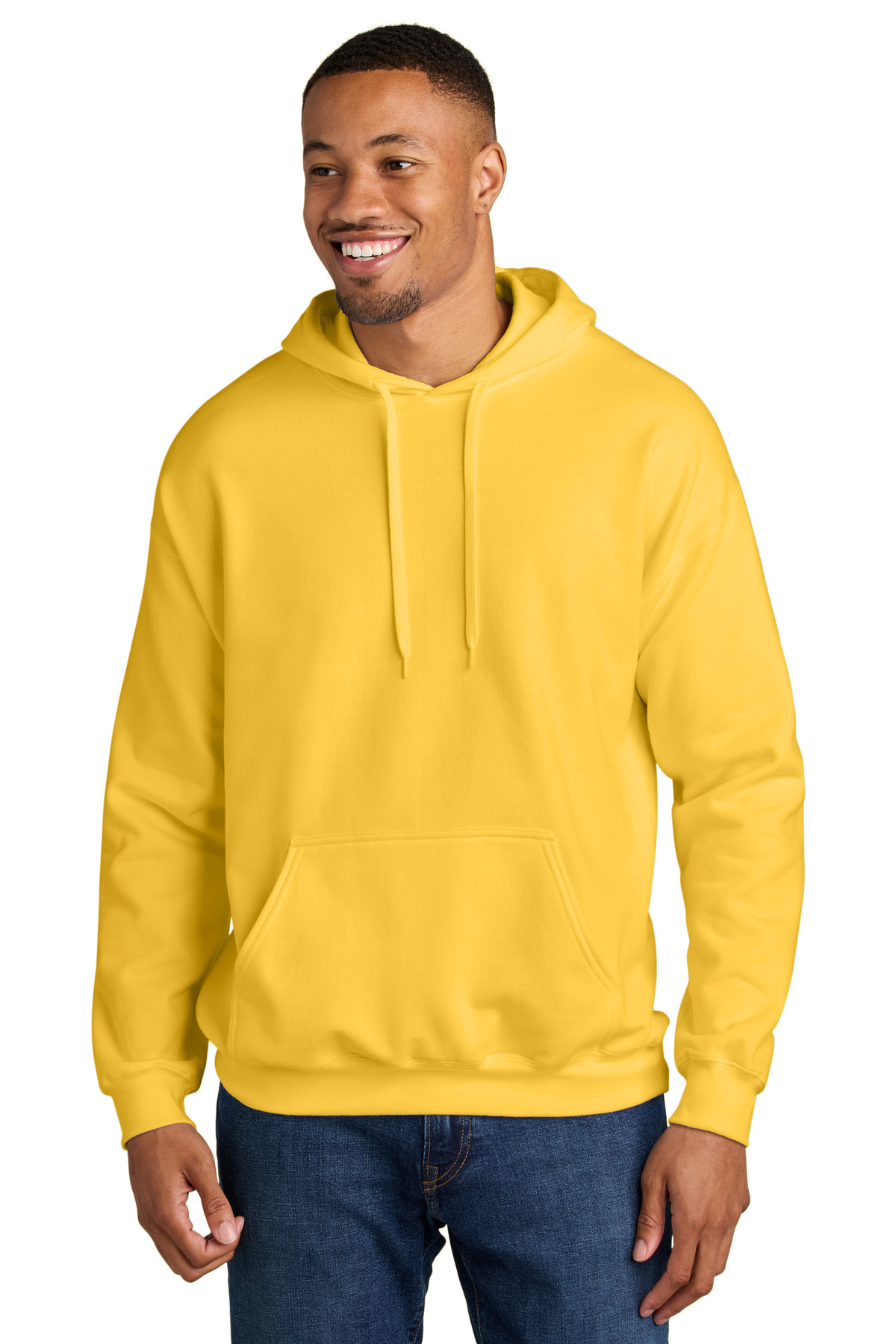 Softstyle Midweight Pullover Hooded Sweatshirt - Daisy