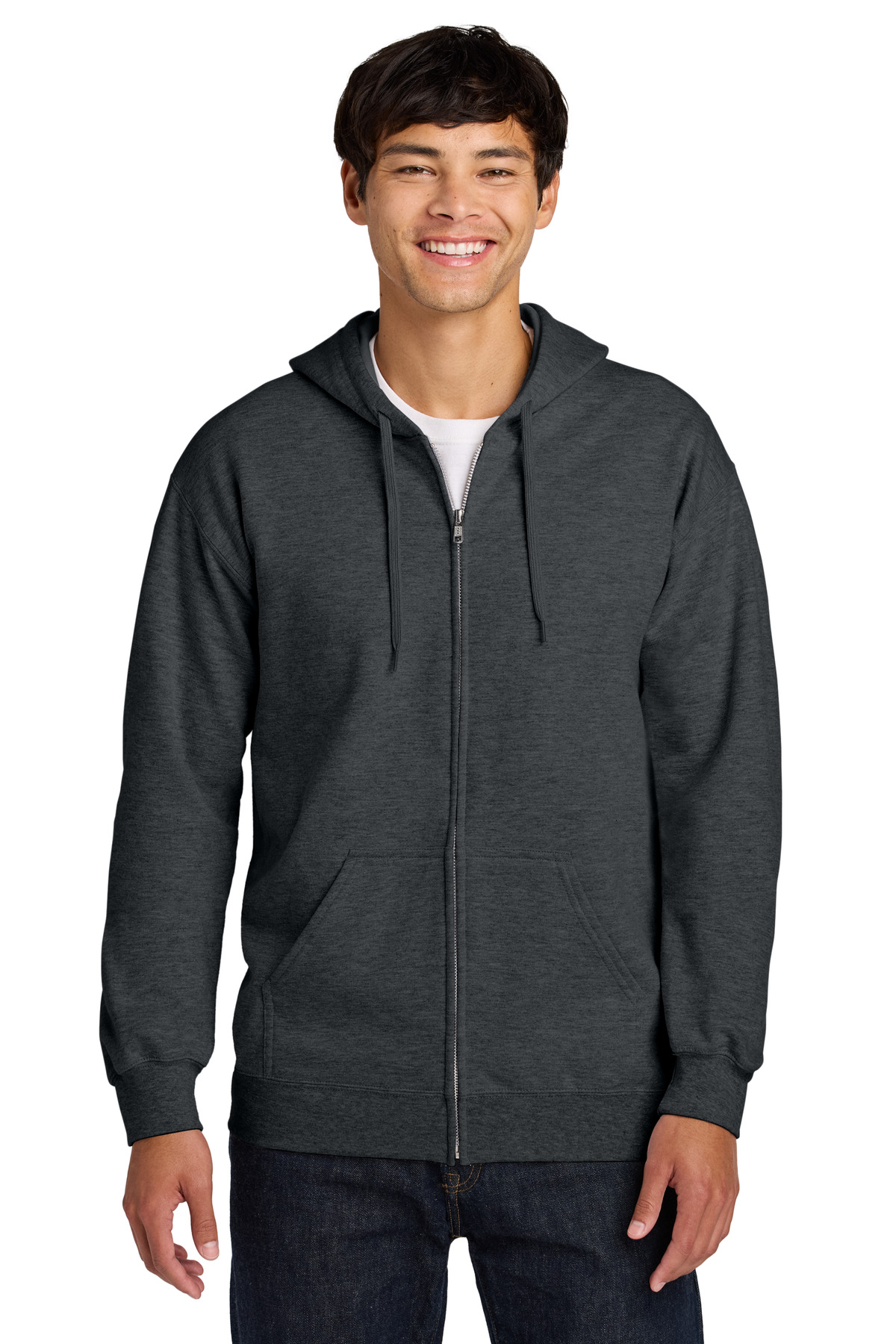 Gildan Softstyle Midweight Fleece Full-Zip Hooded Sweatshirt SF600