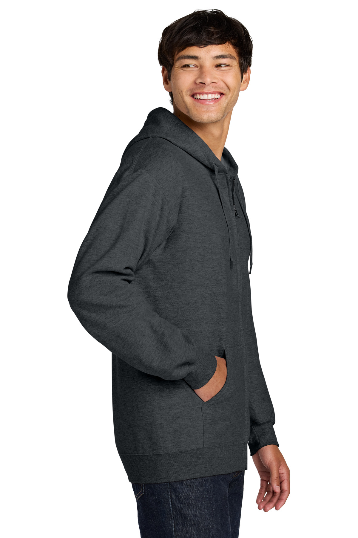 Gildan Softstyle Midweight Fleece Full-Zip Hooded Sweatshirt SF600