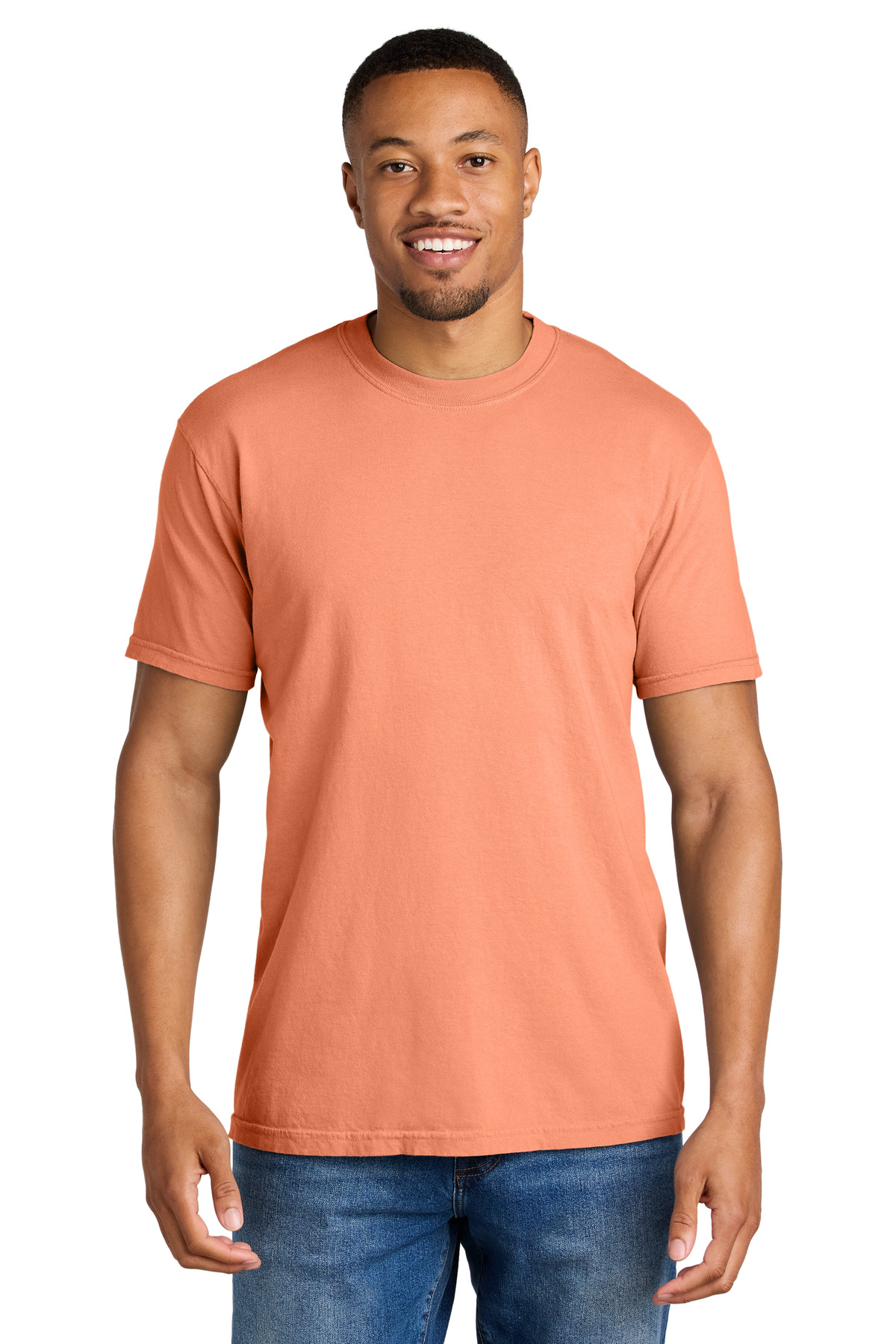Comfort Colors 1717 t-shirt in Neon Cantaloupe