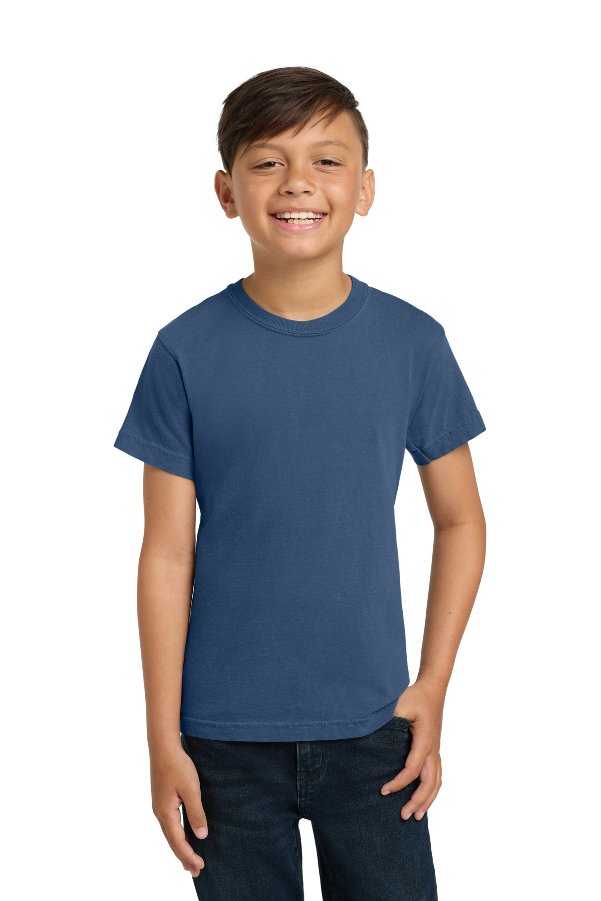COMFORT COLORS ® Youth Heavyweight Ring Spun Tee. 9018 - China Blue