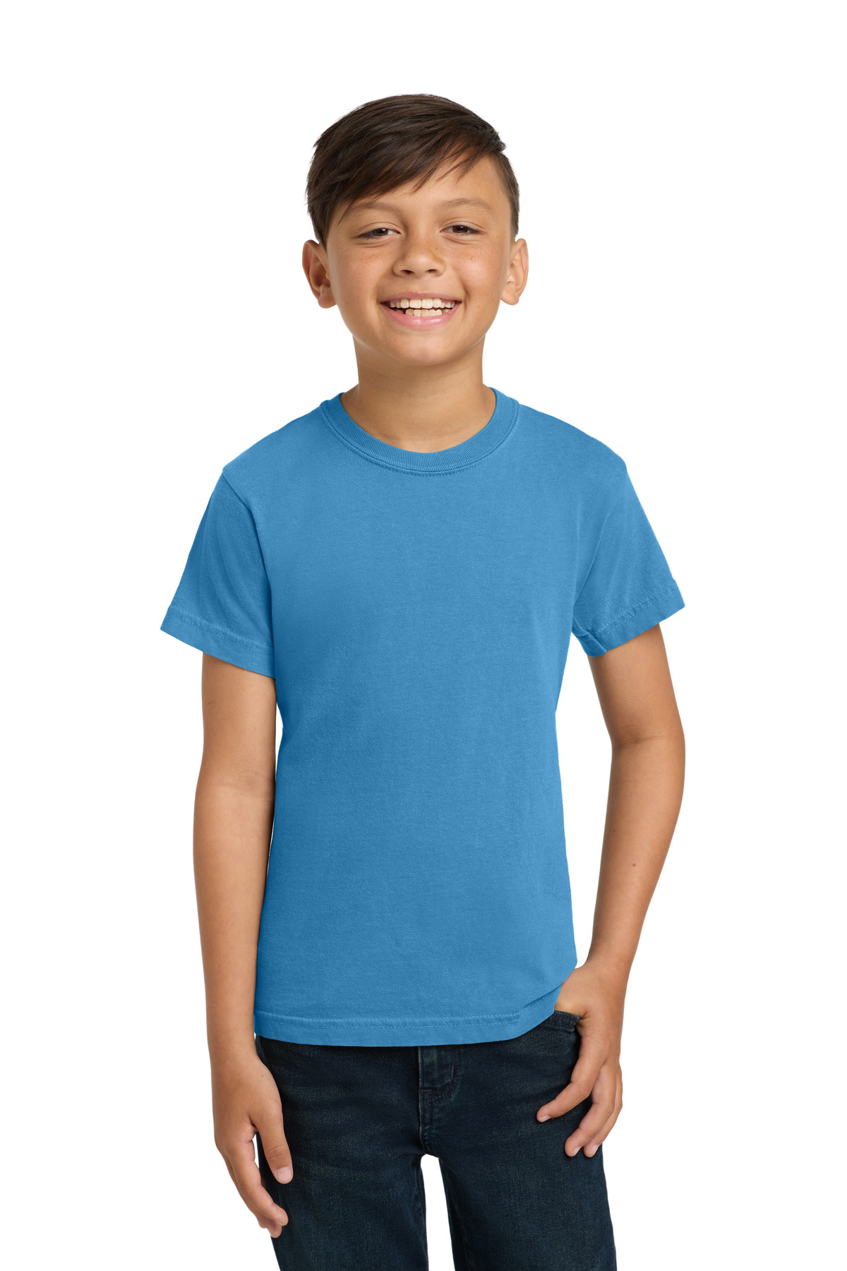 COMFORT COLORS ® Youth Heavyweight Ring Spun Tee. 9018 - Royal Caribe