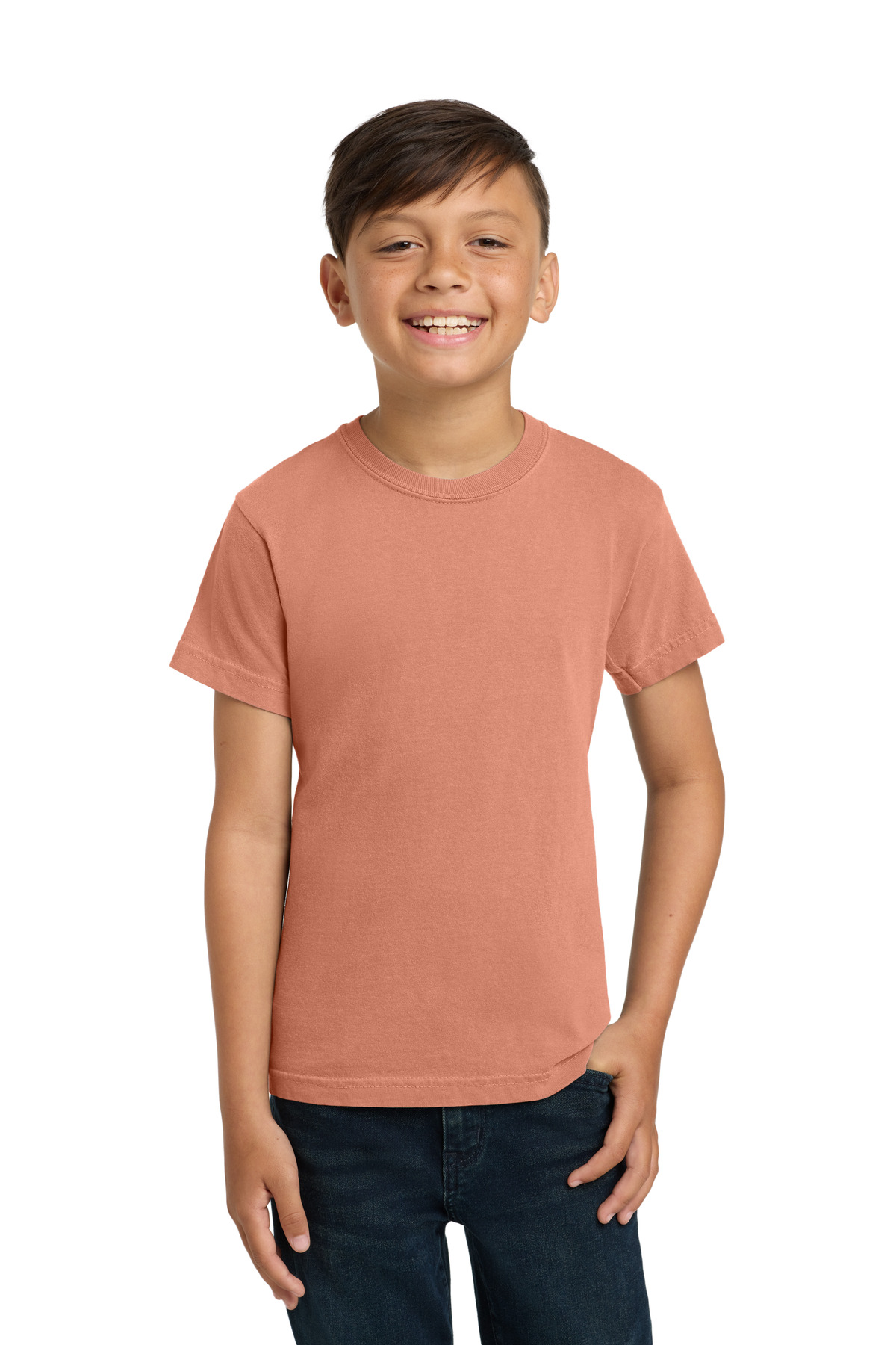 COMFORT COLORS ® Youth Heavyweight Ring Spun Tee. 9018 - Terracotta