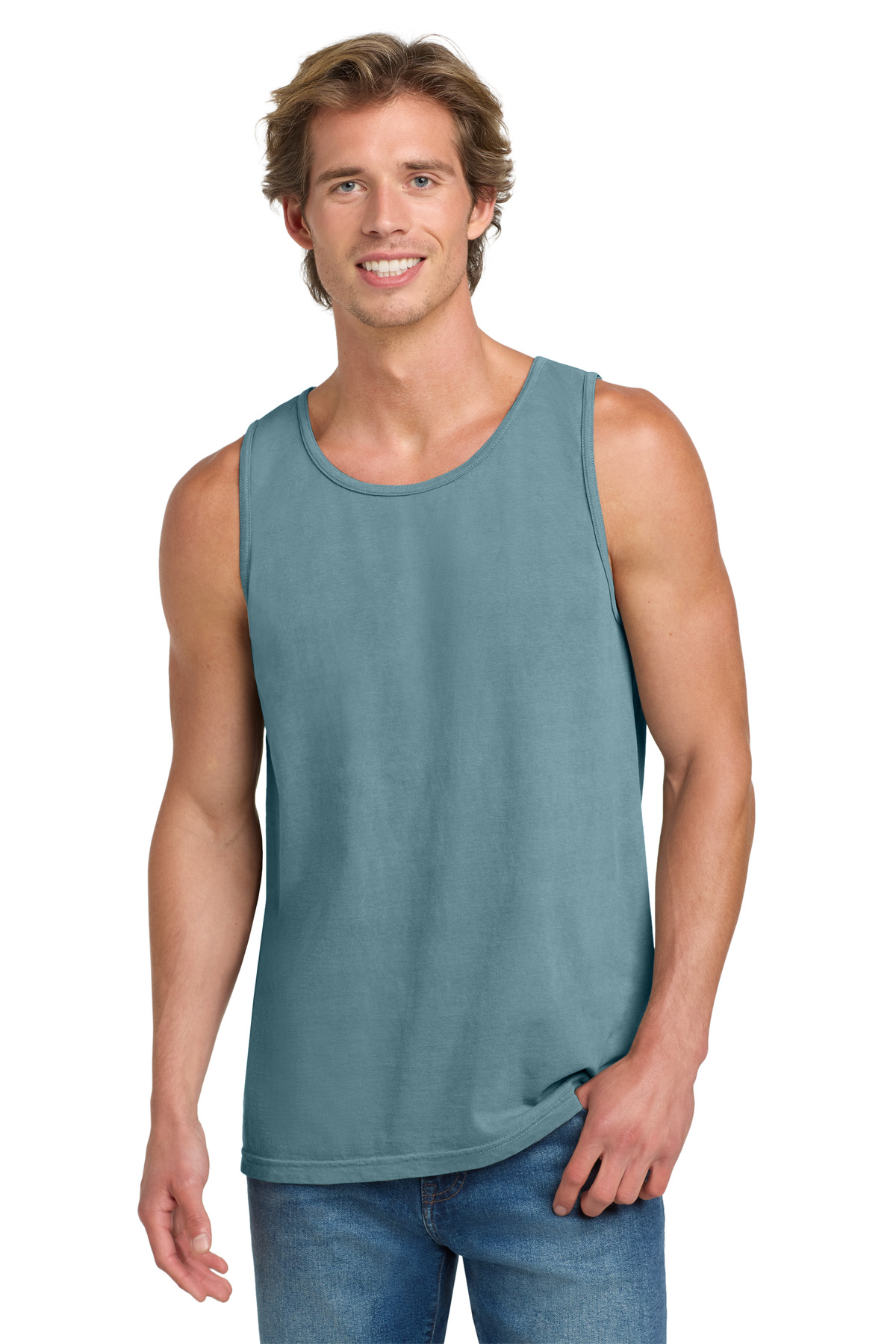 COMFORT COLORS ® Heavyweight Ring Spun Tank Top. 9360 - Ice Blue