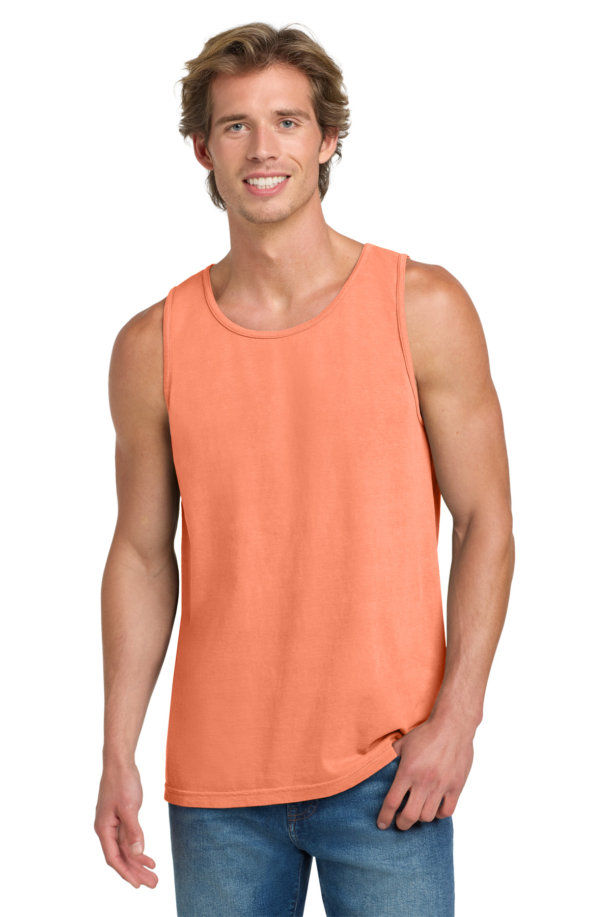 COMFORT COLORS ® Heavyweight Ring Spun Tank Top. 9360 - Melon