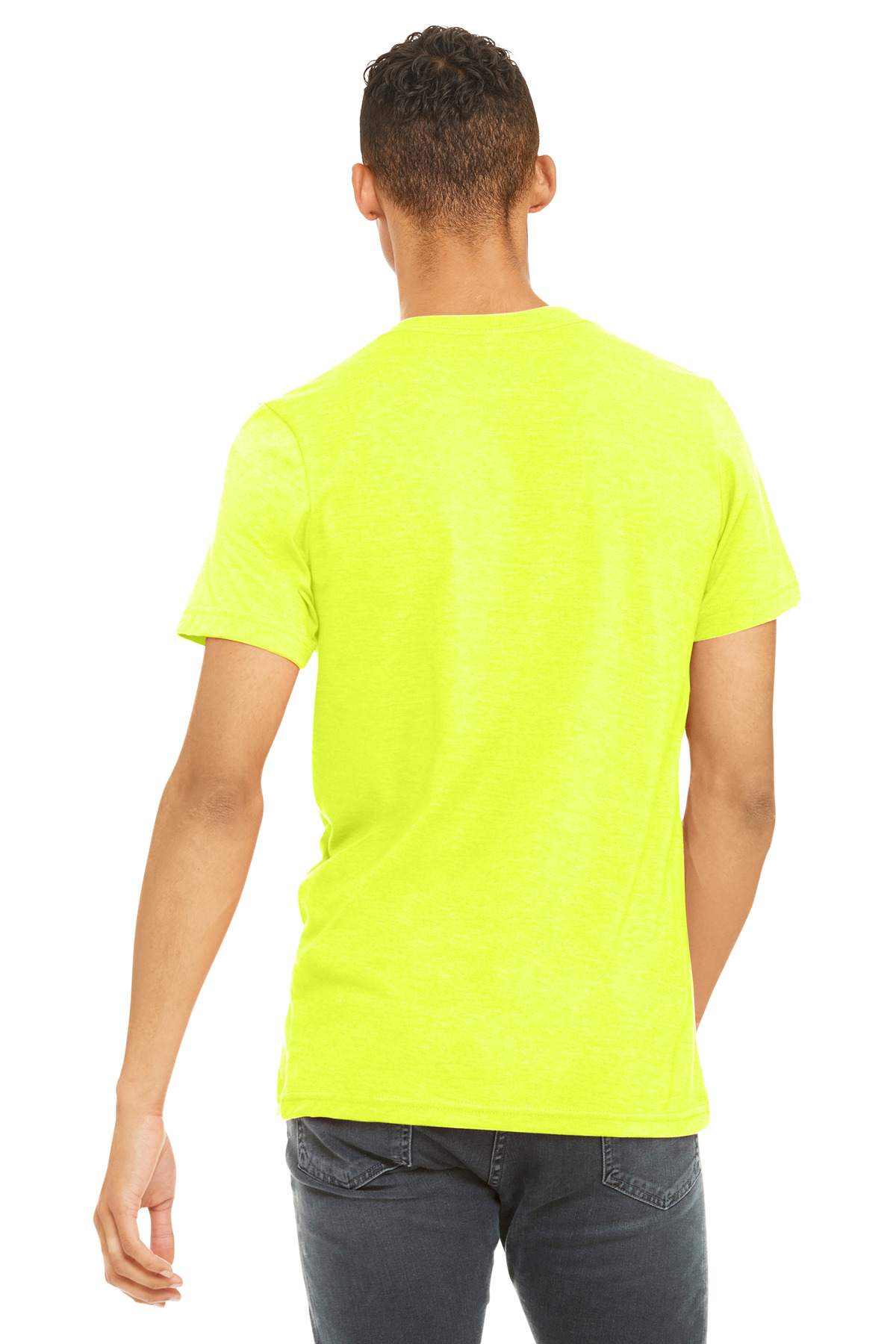 BELLA+CANVAS Unisex Heather CVC Short Sleeve Tee. BC3001CVC