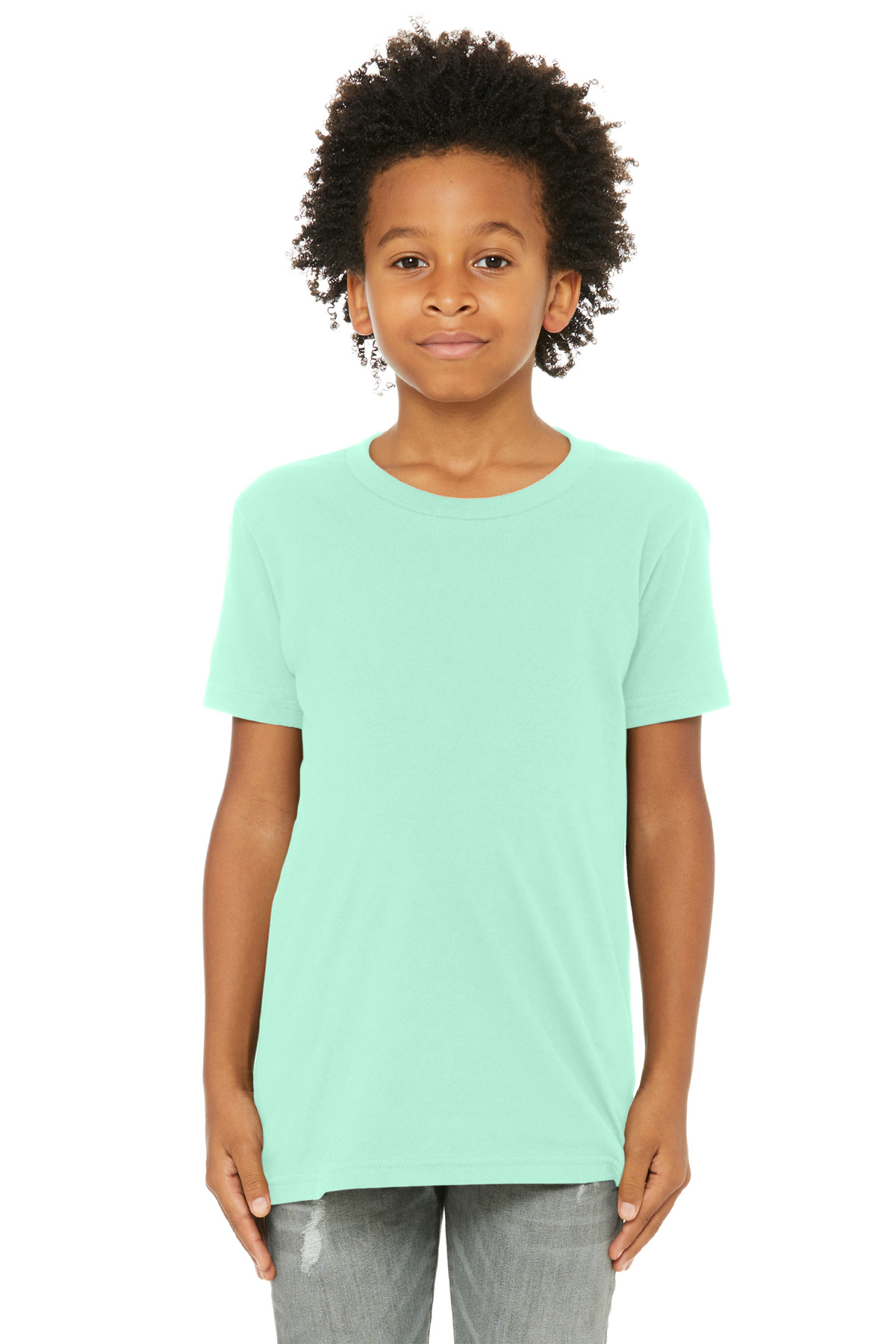 BELLA+CANVAS ® Youth Jersey Short Sleeve Tee. BC3001Y - Mint