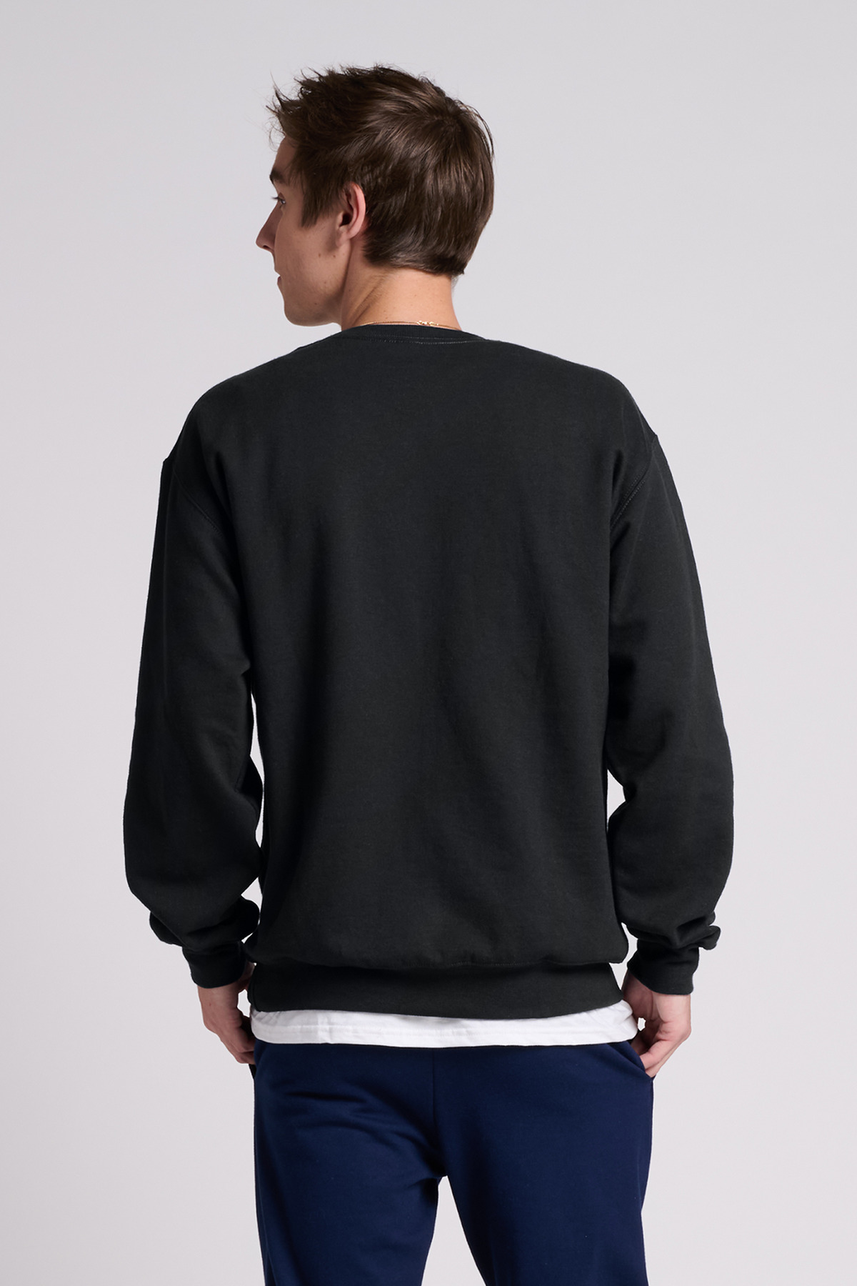 Jerzees Ultimate Unisex CVC Ring Spun Crewneck Sweatshirt IC48M
