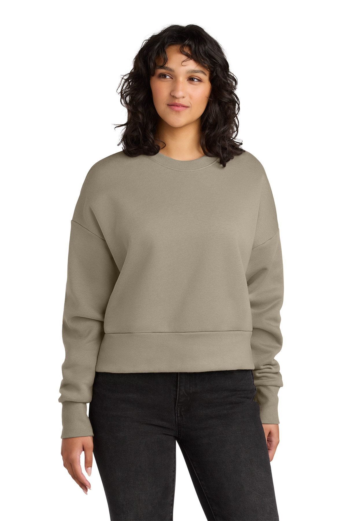 Next Level Apparel ®  Women's Heavyweight Sweatshirt NL9087 - Front Model