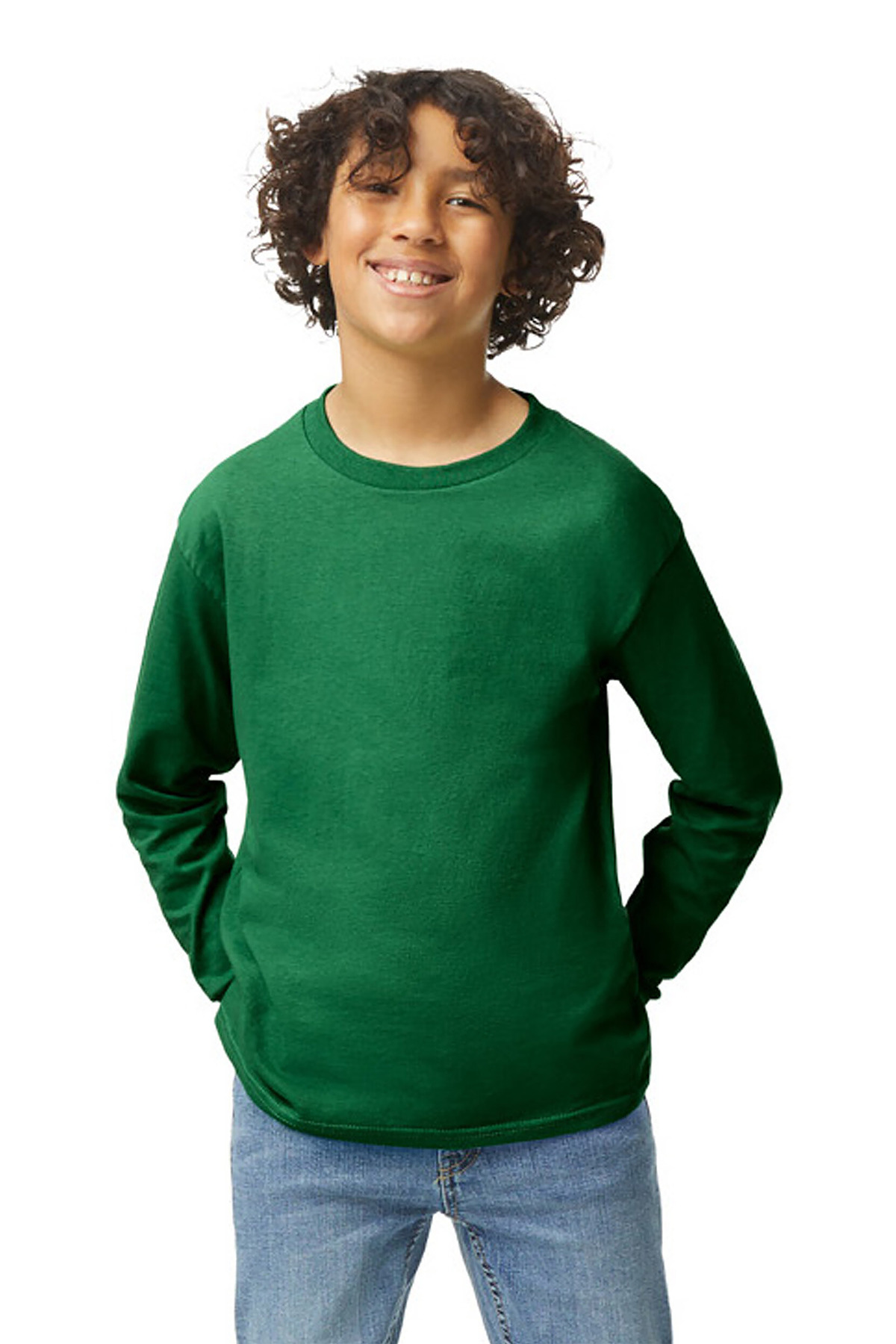 Gildan &#174;  Youth Heavy Cotton &#153;  100% Cotton Long Sleeve T-Shirt